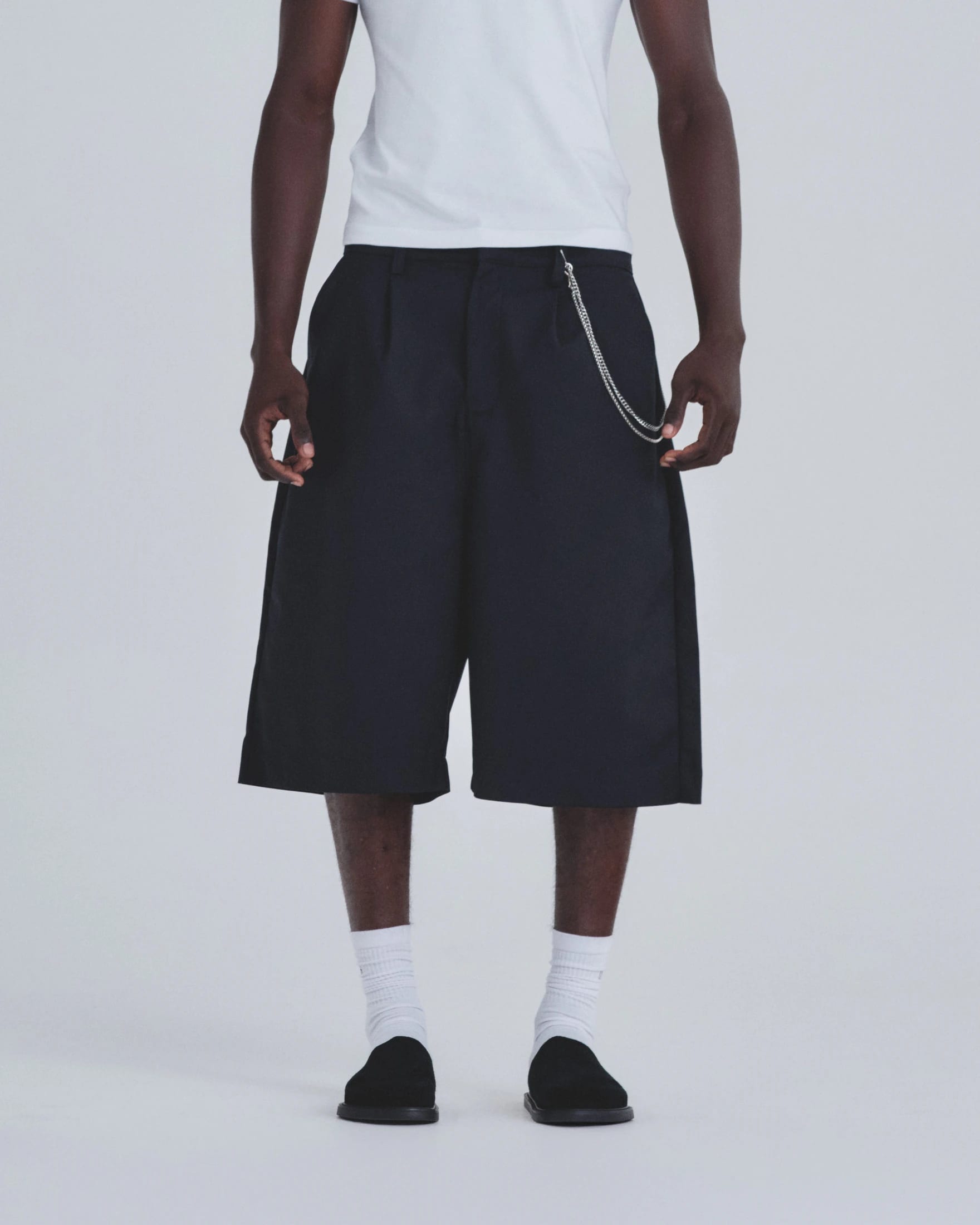 Basics Tailored Jorts Black - imagen 2