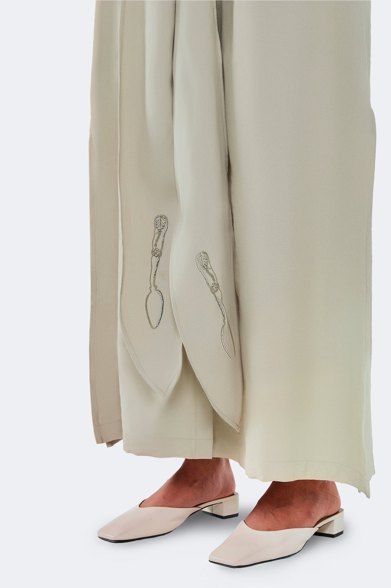 Vestido Zigze Anudado - Musgo - imagen 5