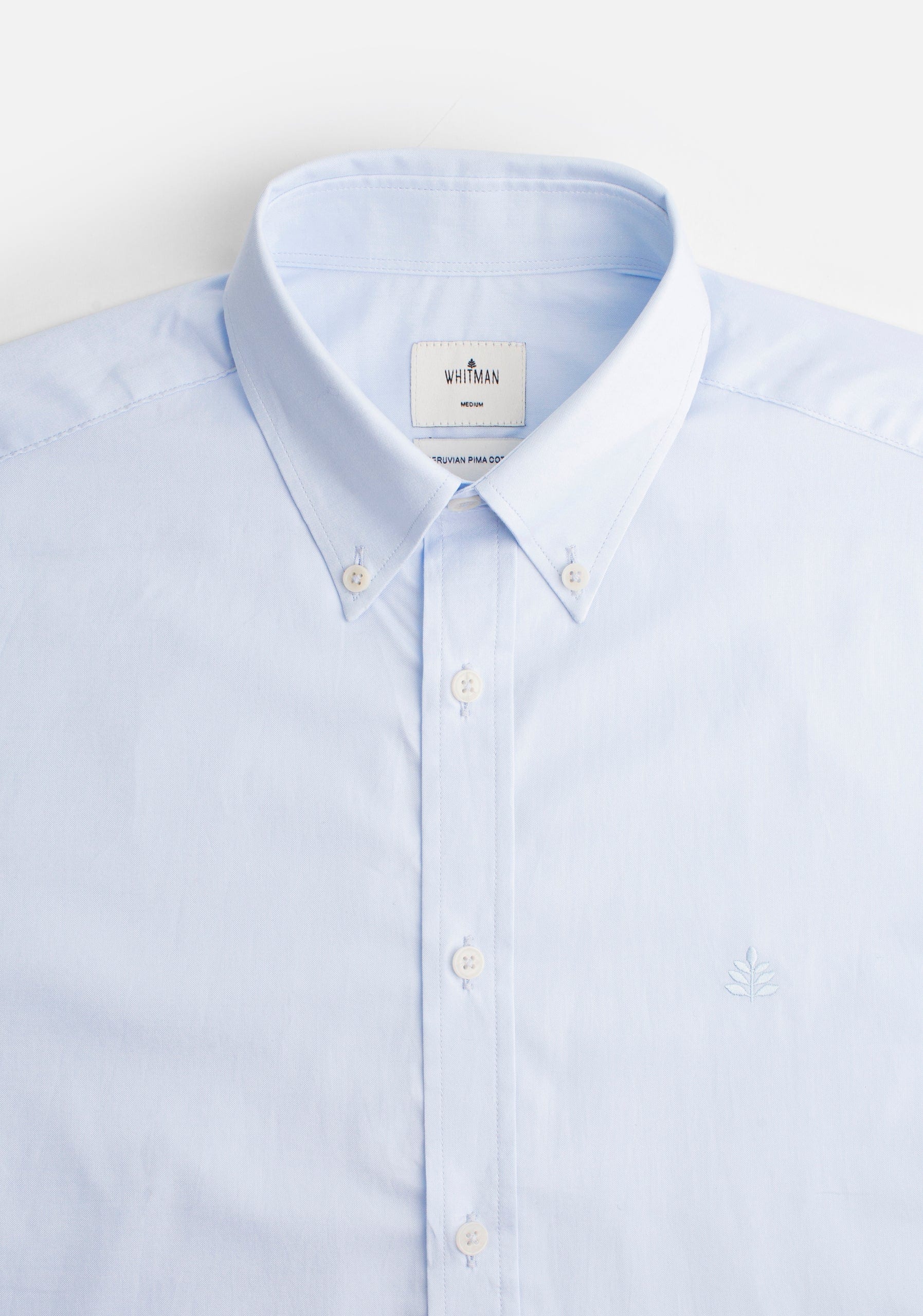 Camisa H CBD Unicolor L-Atn Azul Claro - imagen 2