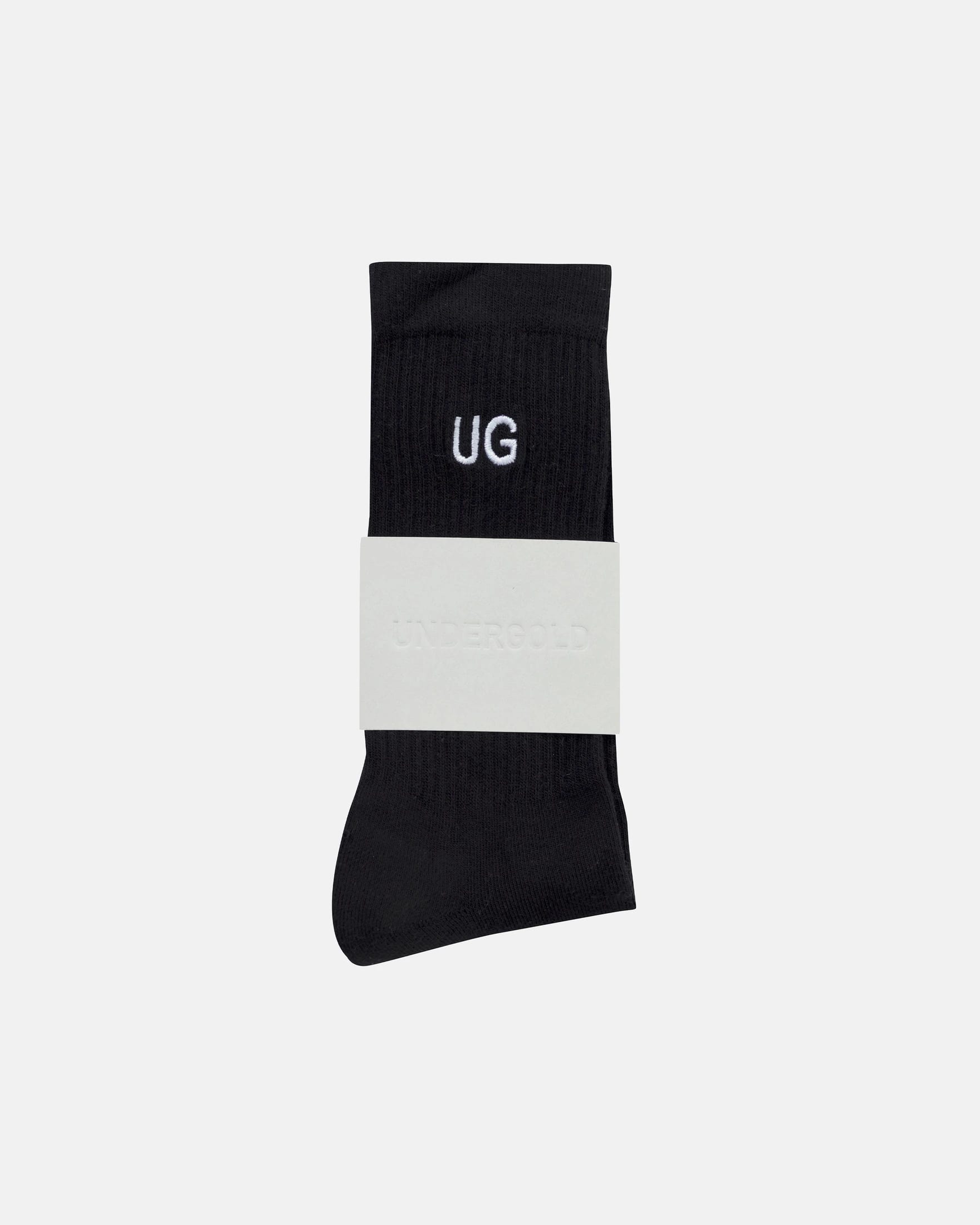 Basics Embroidered UG Socks Black - imagen 3