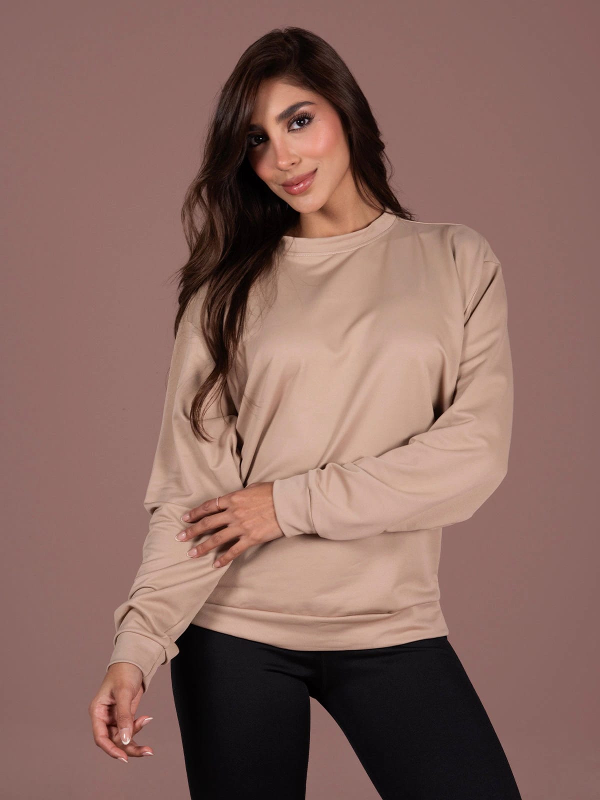 BUZO UNISEX SORONA CAMEL - imagen 5