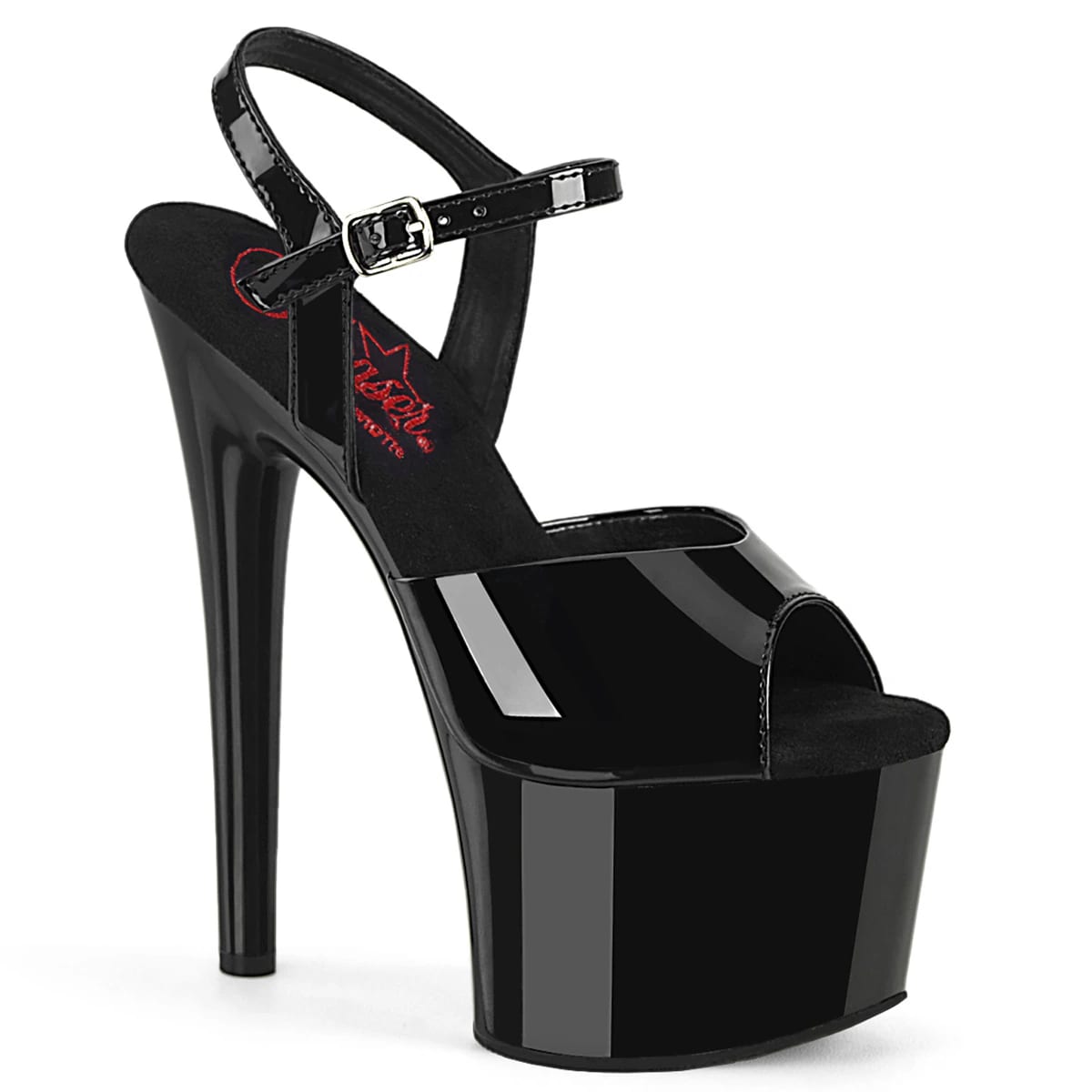 Tacones Passion Negros – Plataforma Pleaser – PASN709 - imagen 1