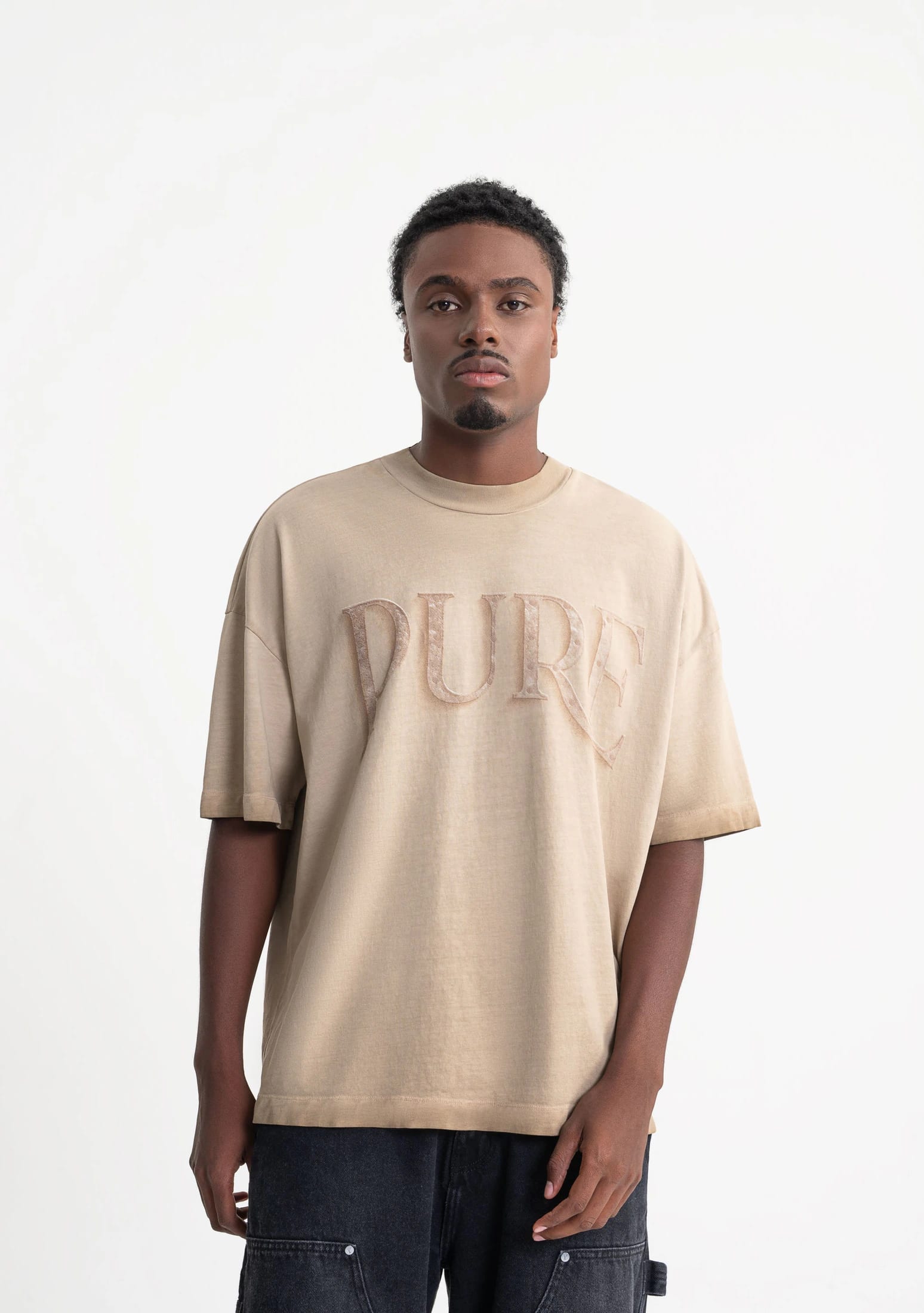 Rustic taupe t-shirt - imagen 2