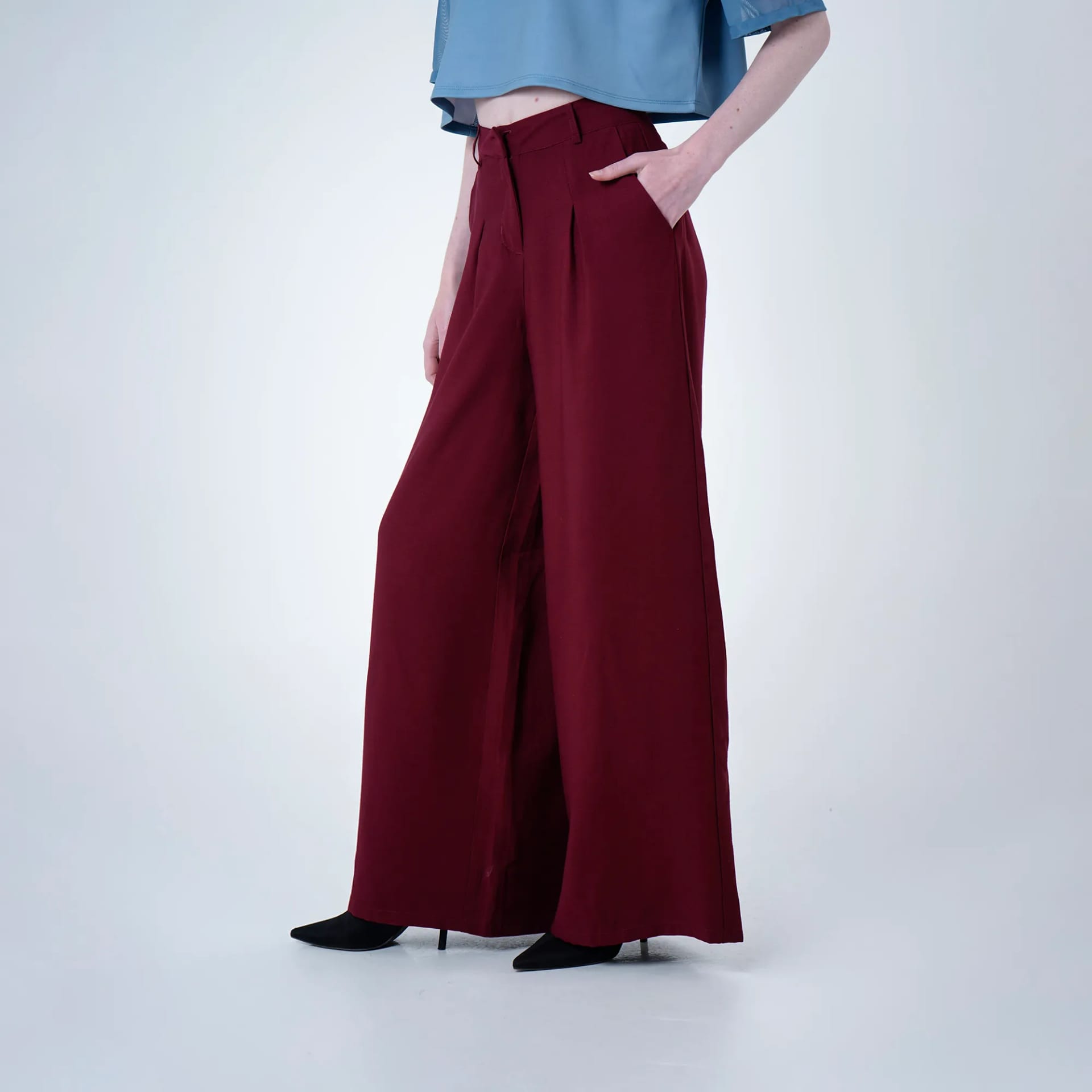 Pantalon Tiro Alto Bota Flare - imagen 4