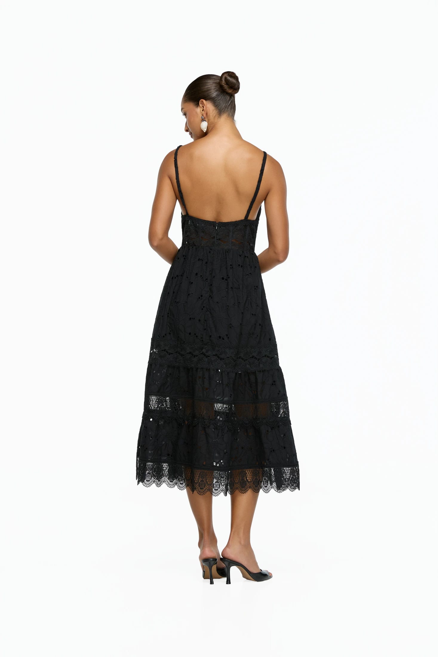PENELOPE MIDI DRESS BLACK - imagen 4