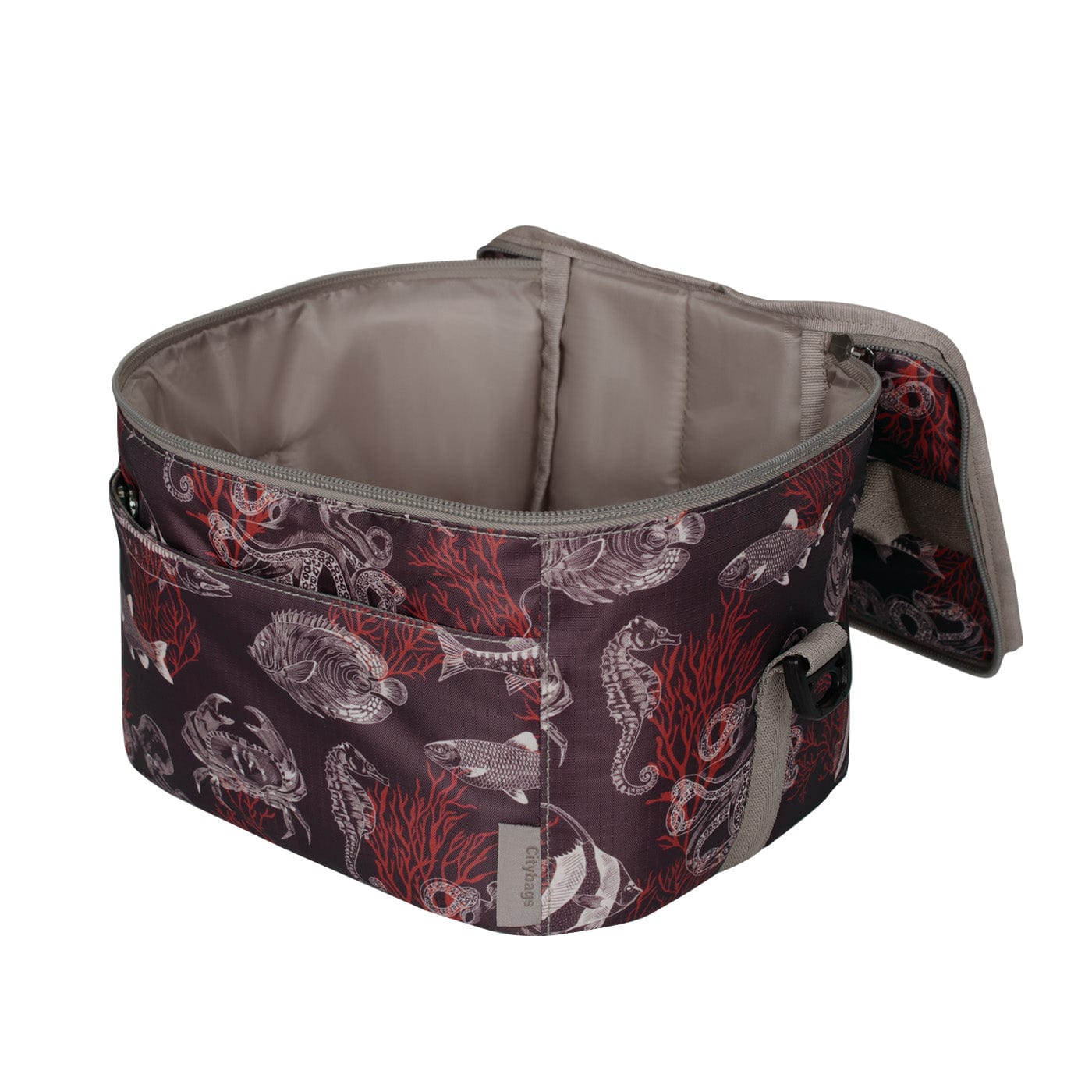 Lonchera Clasica Ultra Citybags Estampado Coral - imagen 2