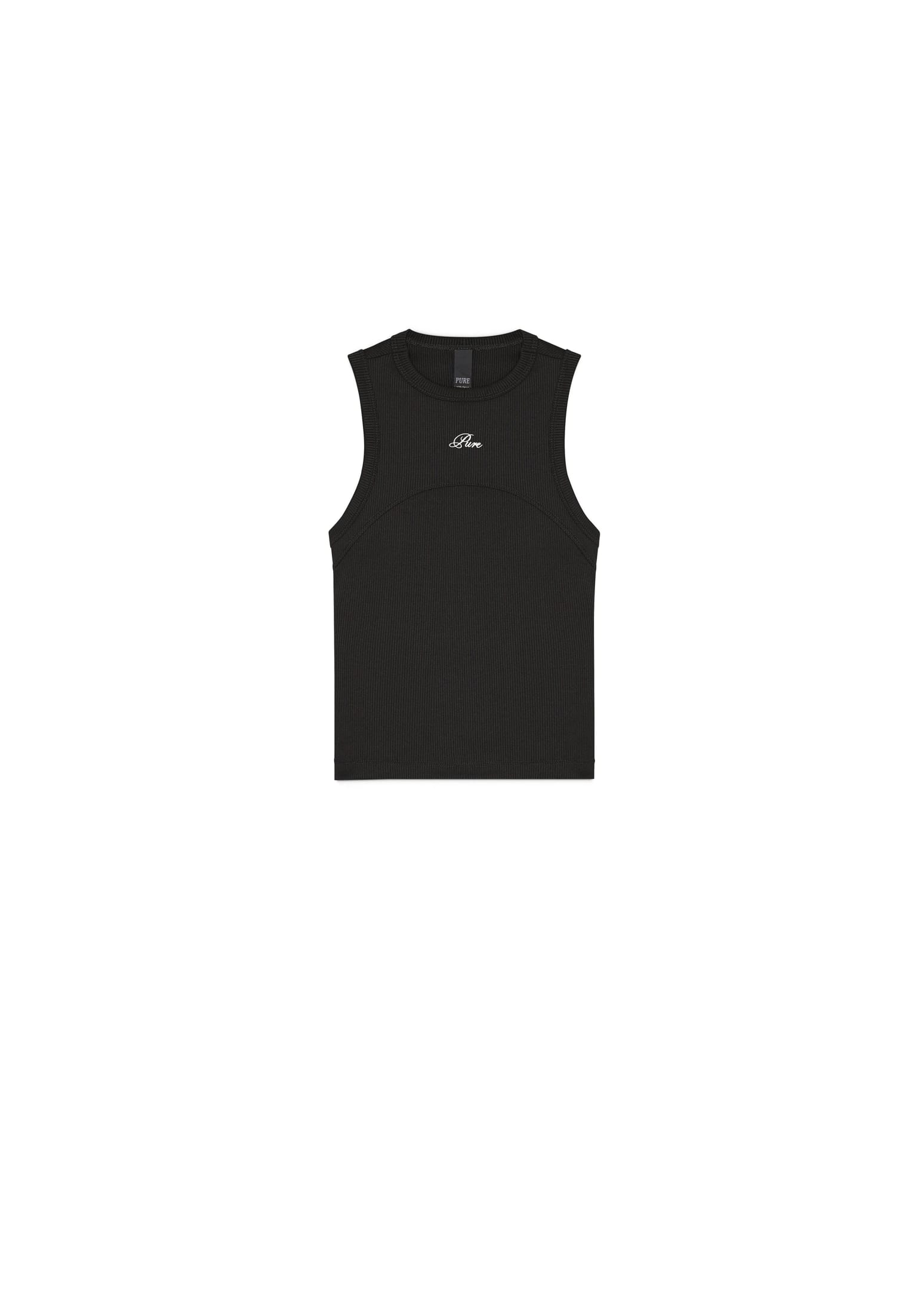 Rustic black tank top - imagen 1