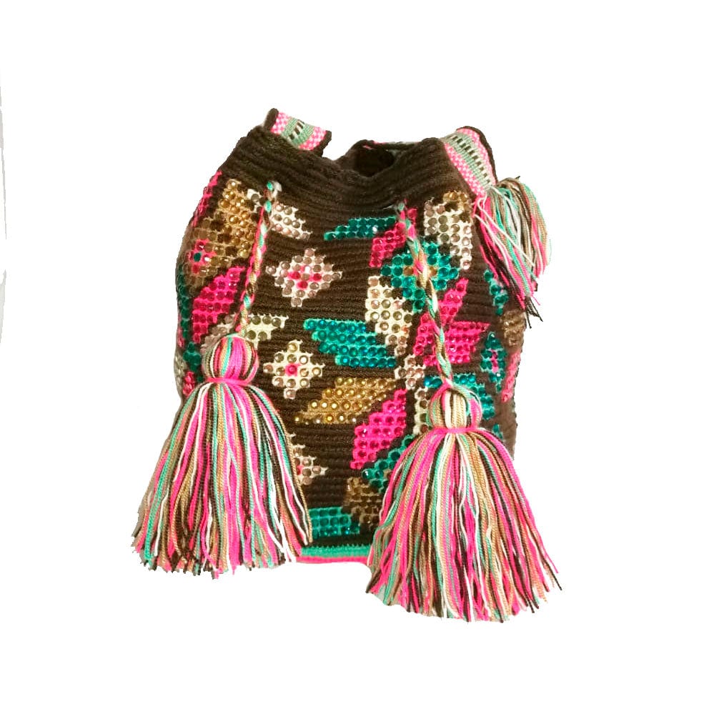 Apuna Mini Bag - Brown Flowers - imagen 2