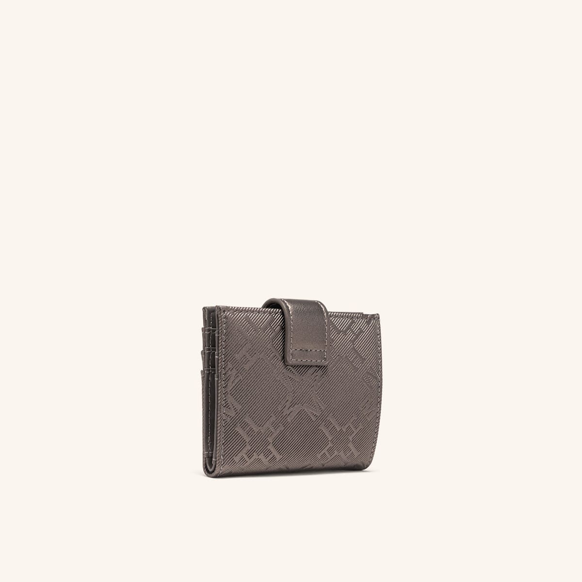 Tarjetero Broche Kantu Negro Plata Kroma - imagen 3