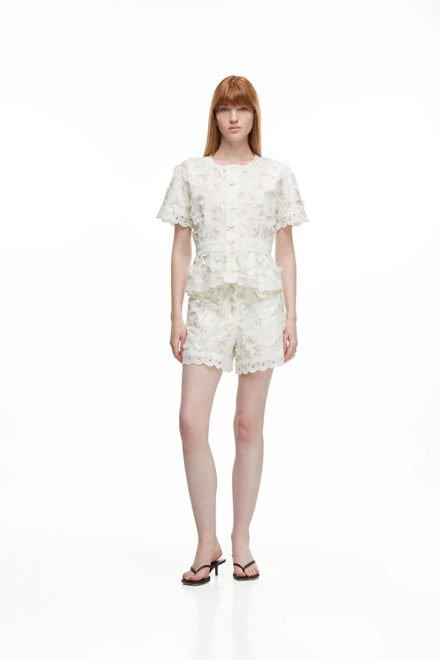 CELIA SHORTS  WHITE - imagen 1