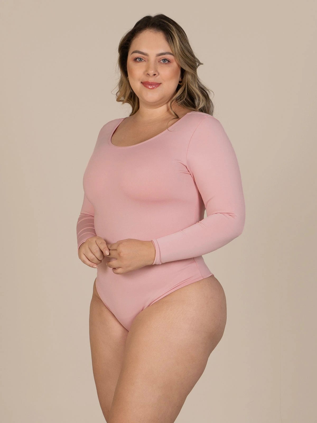 Body magda rosado talla plus - imagen 3