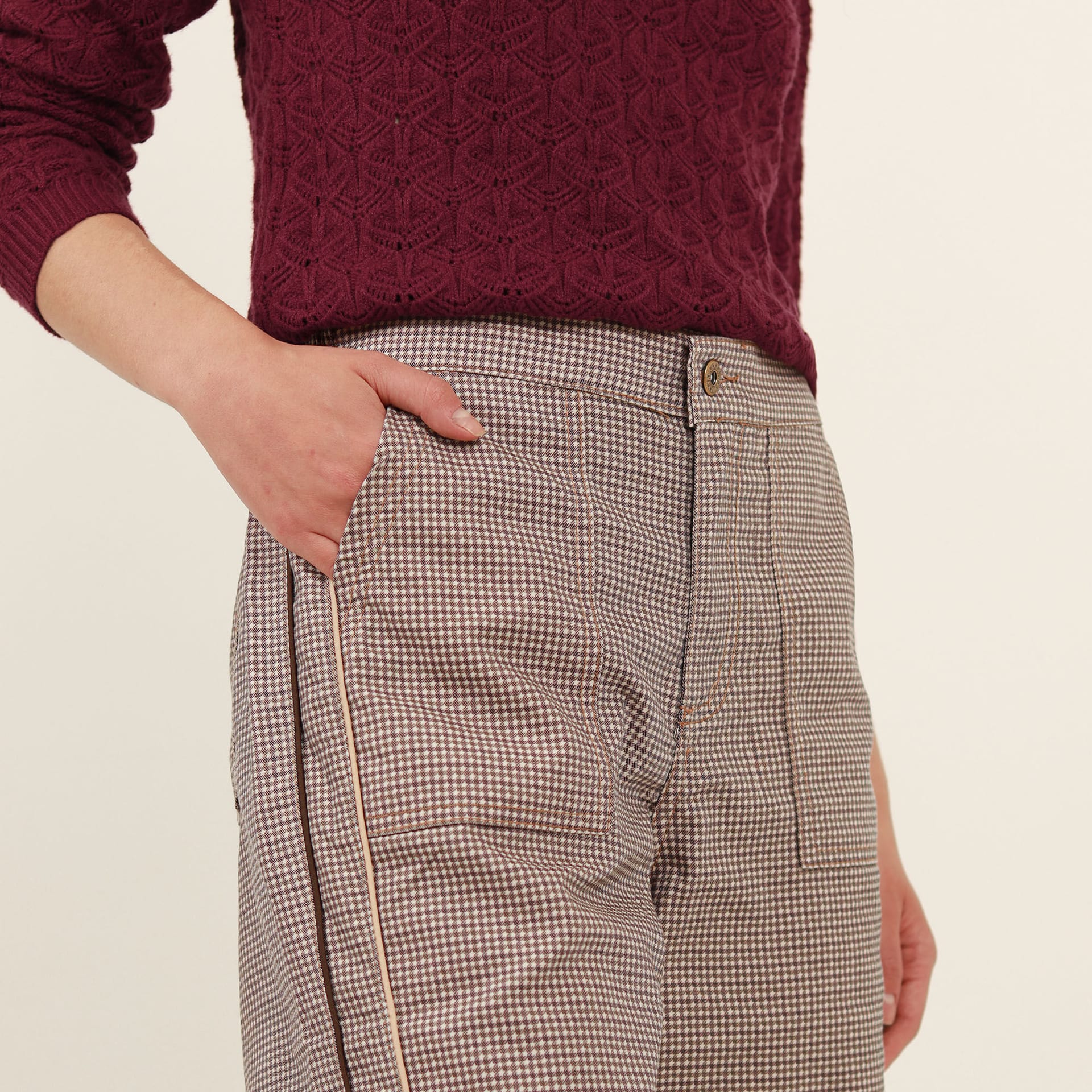 Pantalon Tiro Alto Bota Recta - imagen 4