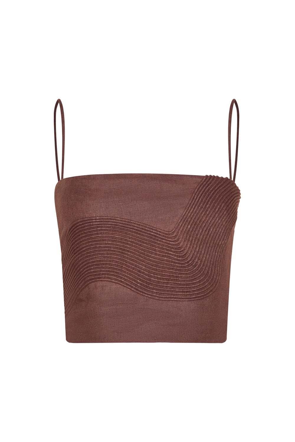 Crop top milan brown - imagen 2