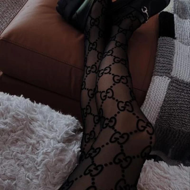 MEDIAS VELADAS GUCCI LOGO GRANDE - imagen 1