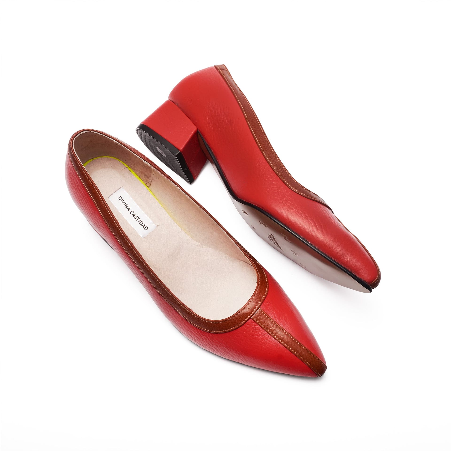 Midi Heels - Red x Caramel - imagen 1