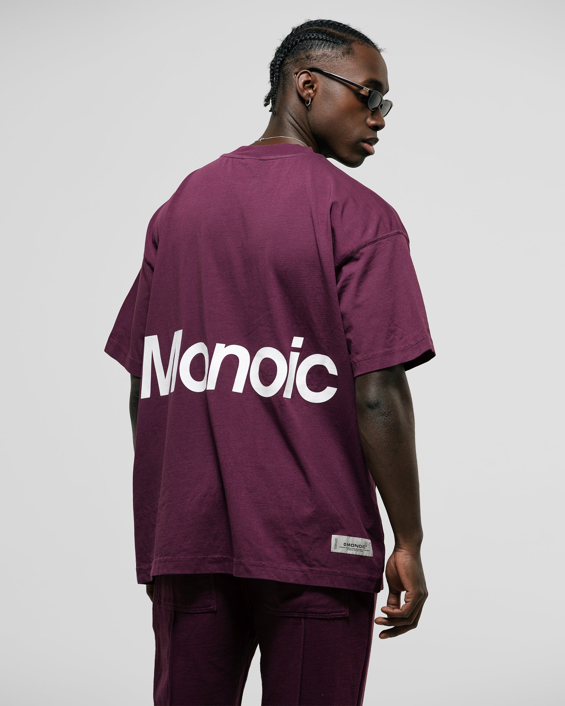 Camiseta Logo Oversized V3 - Burgundy - imagen 2