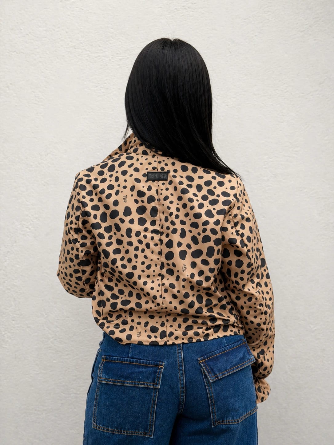 Chaqueta Corta Estampada Animal Print - imagen 3