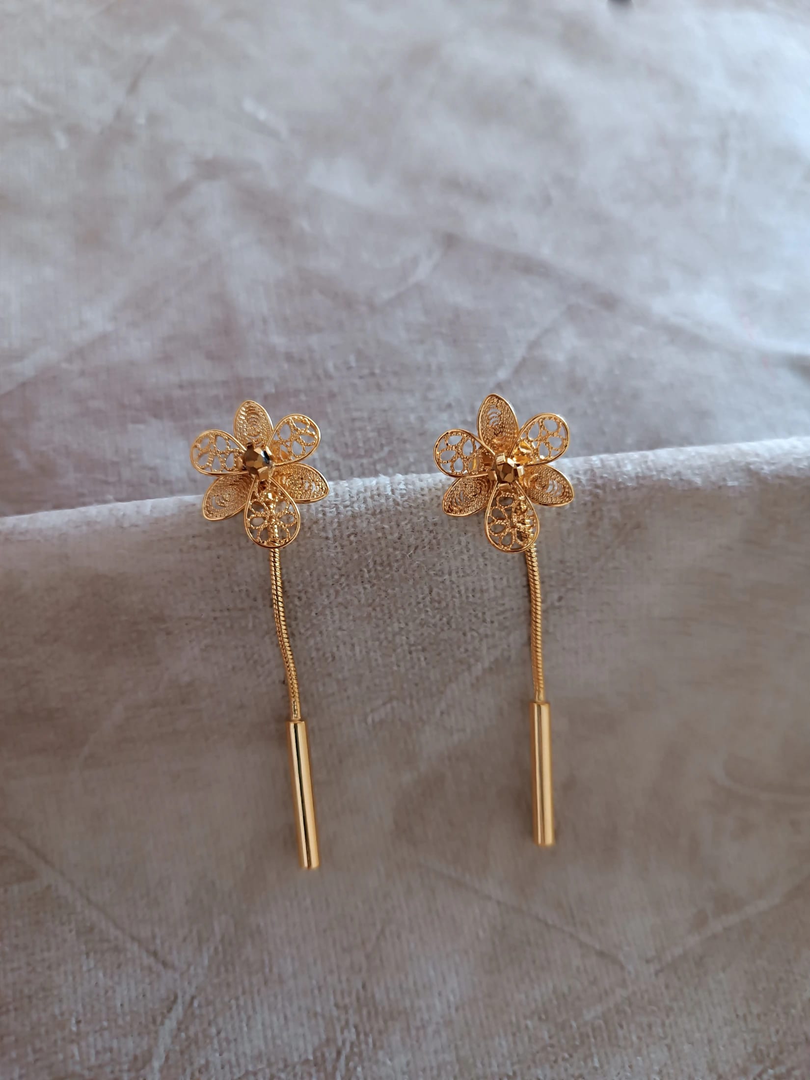 Aretes filigrana doble función Esther - imagen 6