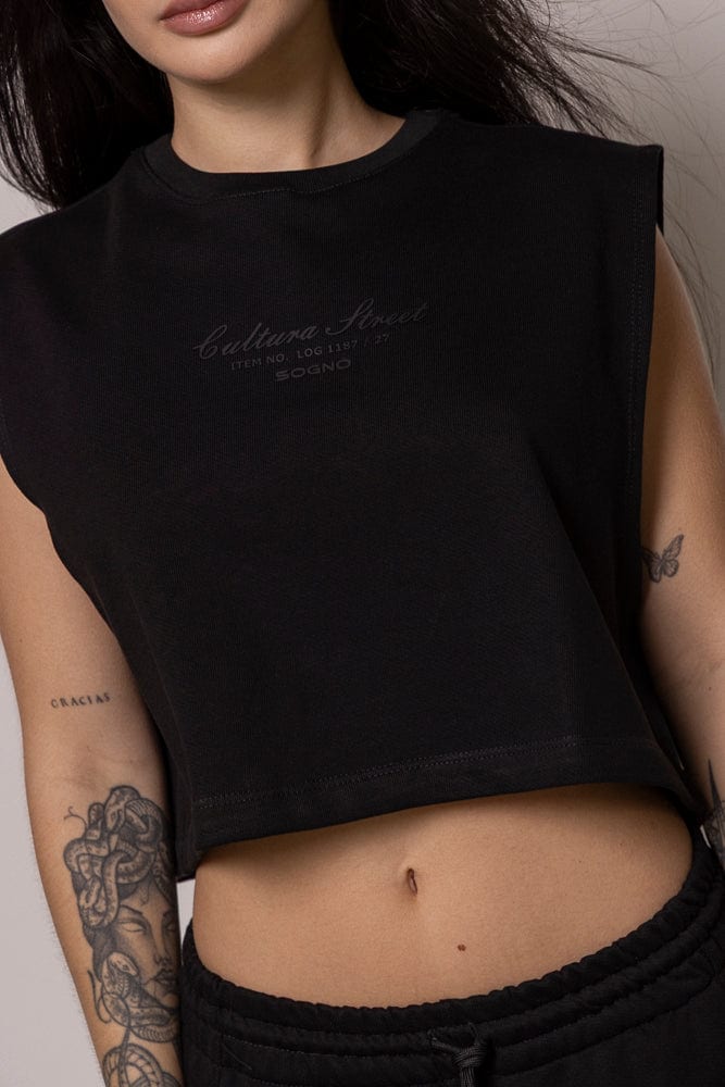 Camisilla 8727 Sgo Dama-Negra - imagen 2