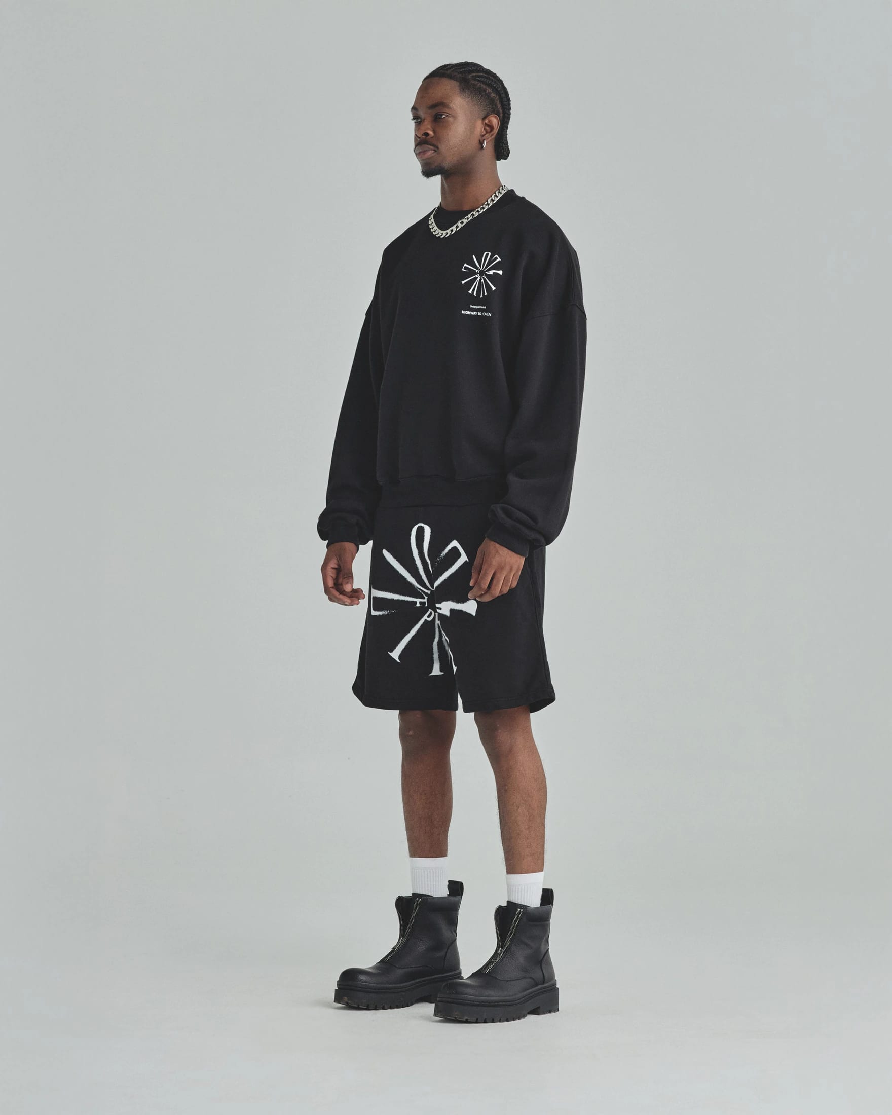 Spring Pray 4 Love Boxy Fit Crewneck Black - imagen 5