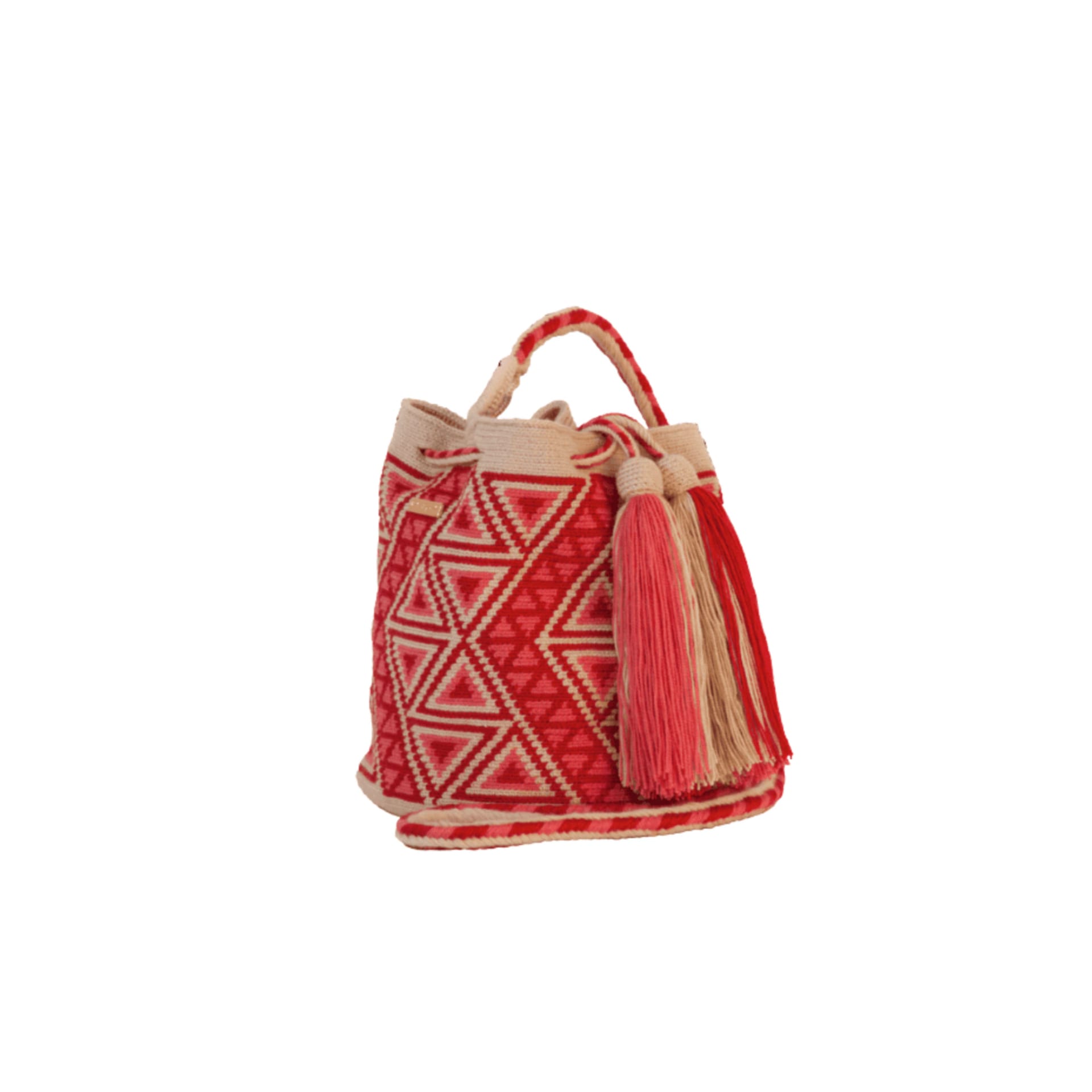 Mini Bolso Wayuu Rojo/Salmón - imagen 1