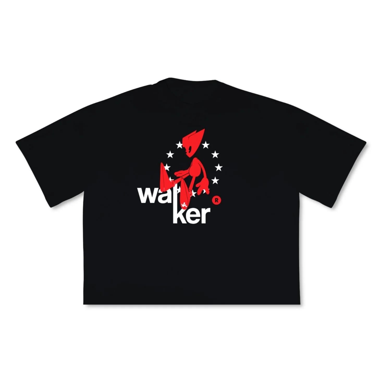Black T-Shirt Boxy Walk - imagen 5