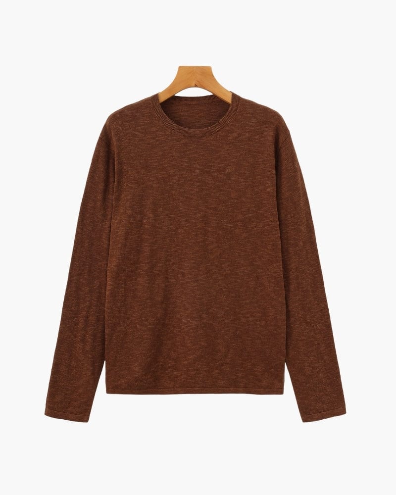 Linen Cotton Essential Crewneck - imagen 2