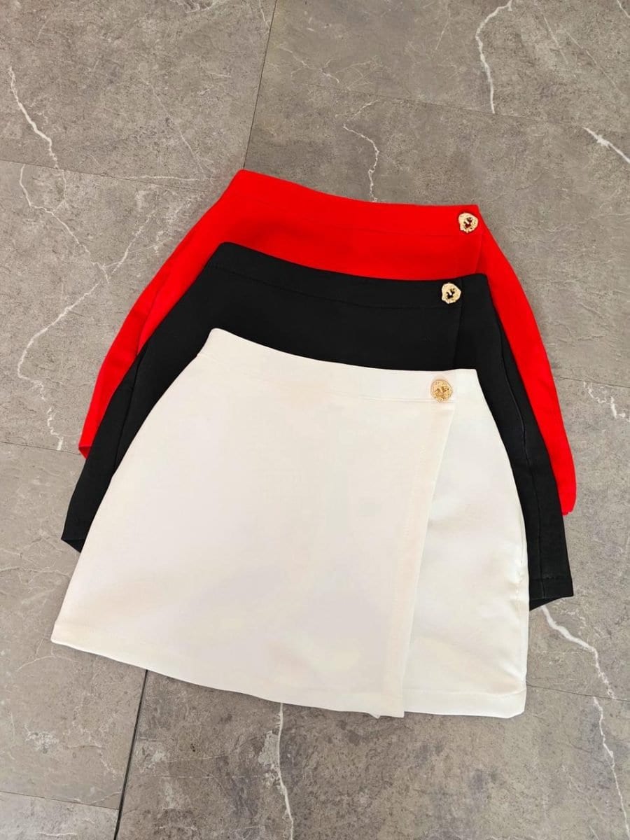 Falda Short Maia (Negro) - imagen 1