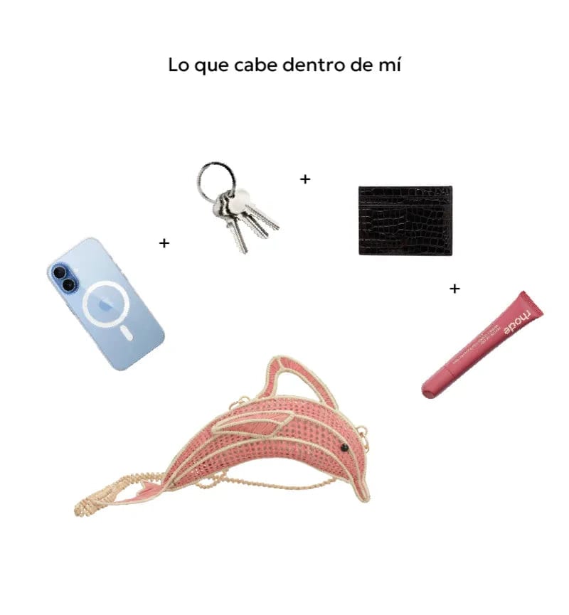 Cartera Delfín Rosado - imagen 2