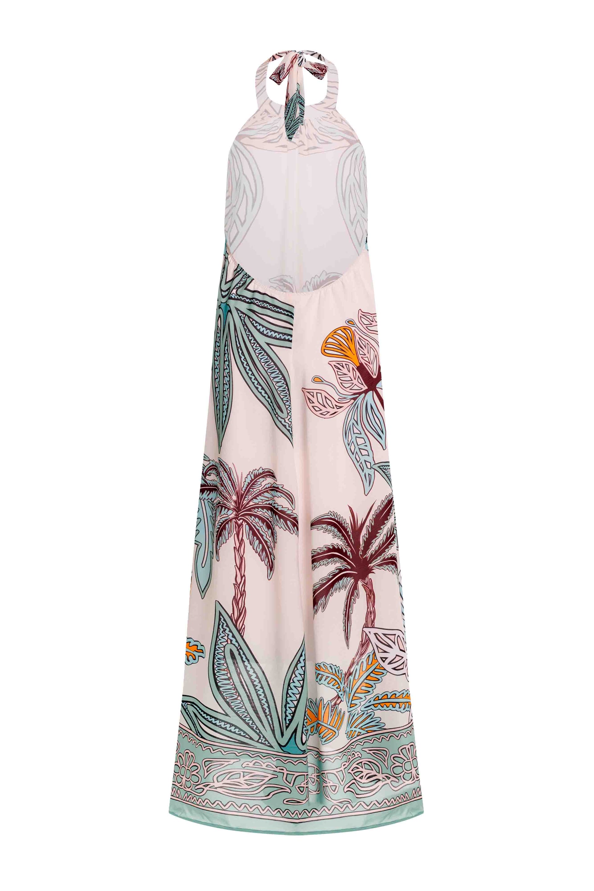 Vestido Largo Aries Maxipalms Beige - imagen 5