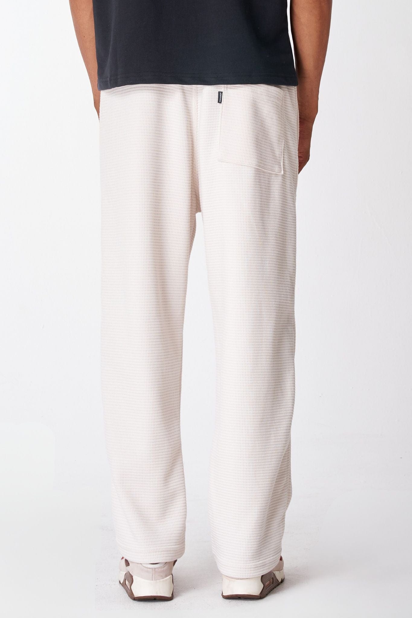 Sweet pant Marfil textura cuadros 14372 - imagen 4