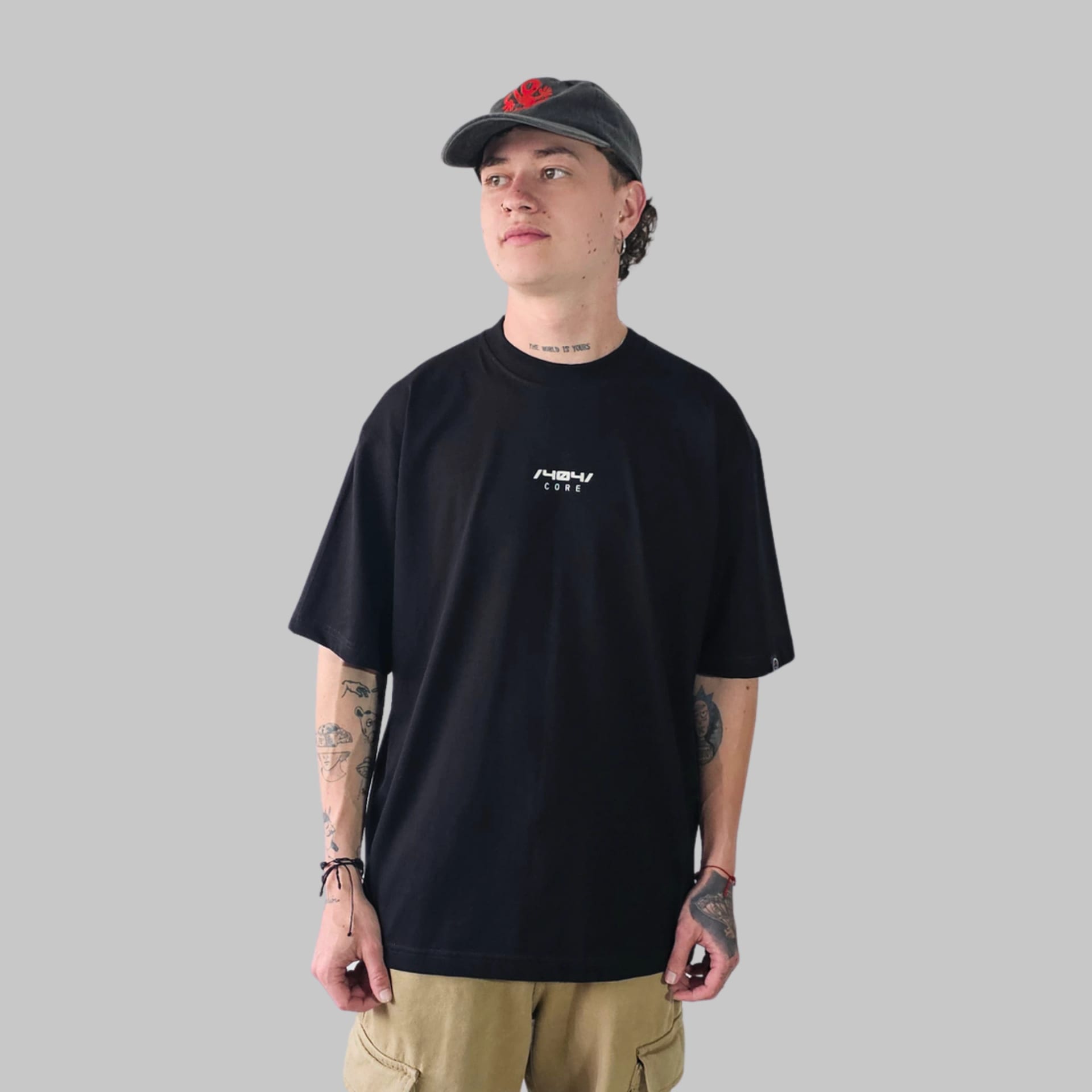 Camiseta Oversize Core Negro - imagen 2