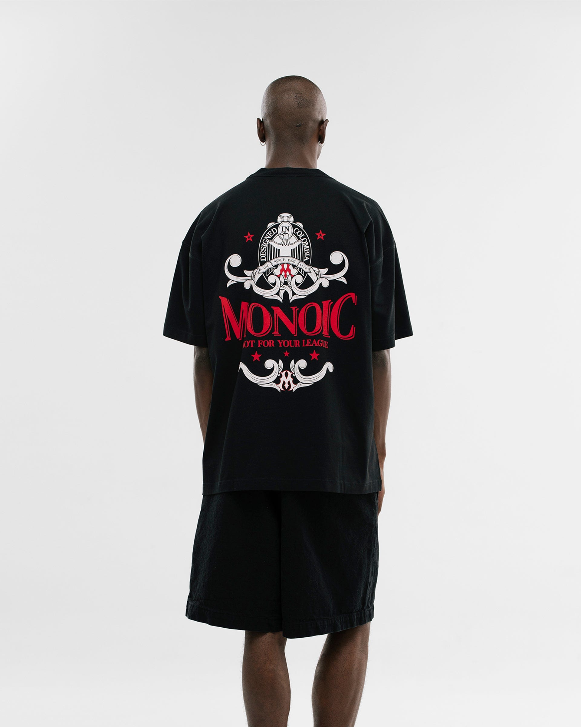 Camiseta Oversized Not For Your League - Negro - imagen 2