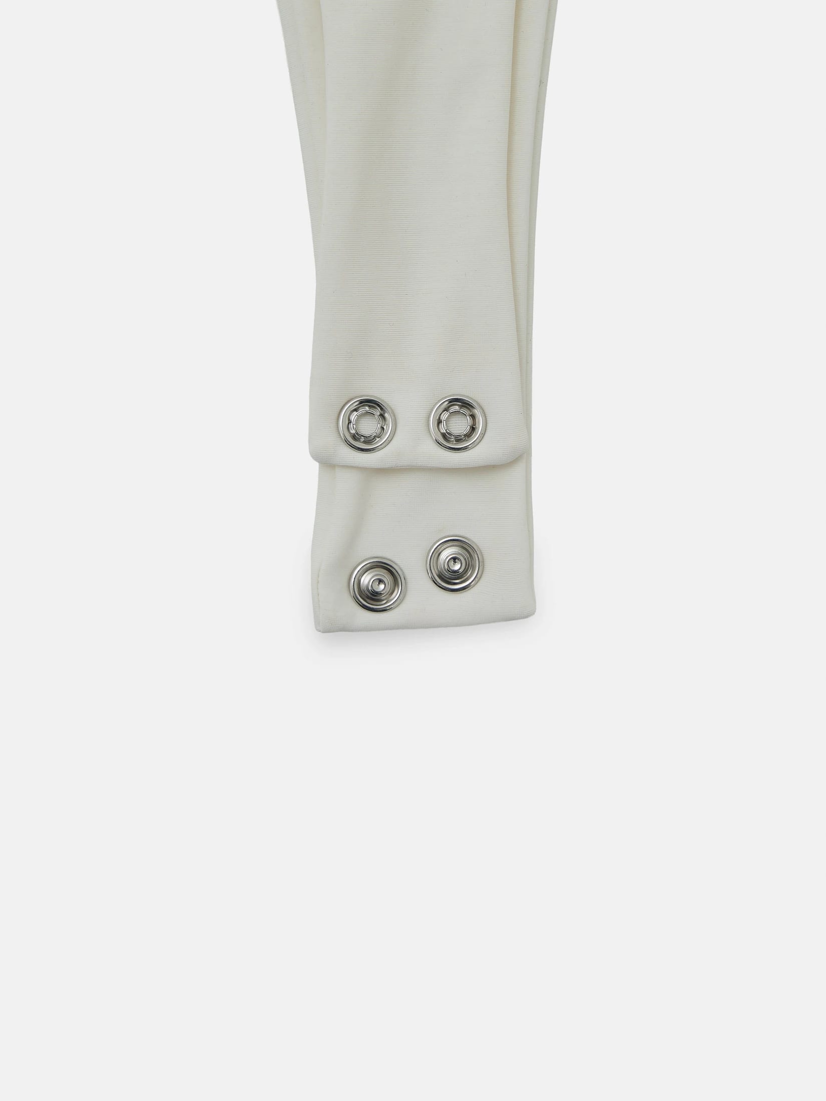 DOUBLE LAYER BODYSUIT - CREAMY & JASPE GRAY - imagen 4