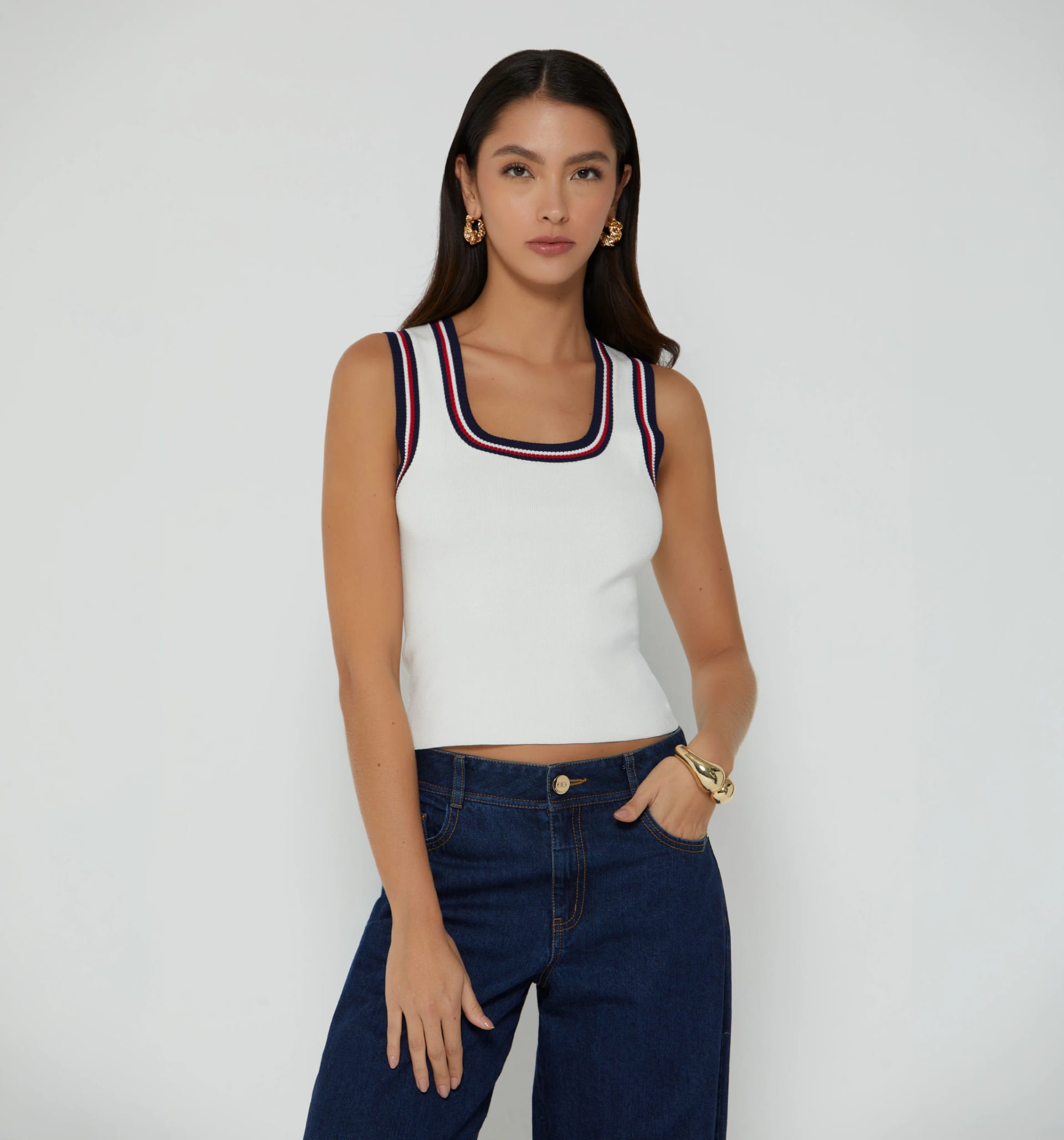 Blusa manga sisa tejida - imagen 3