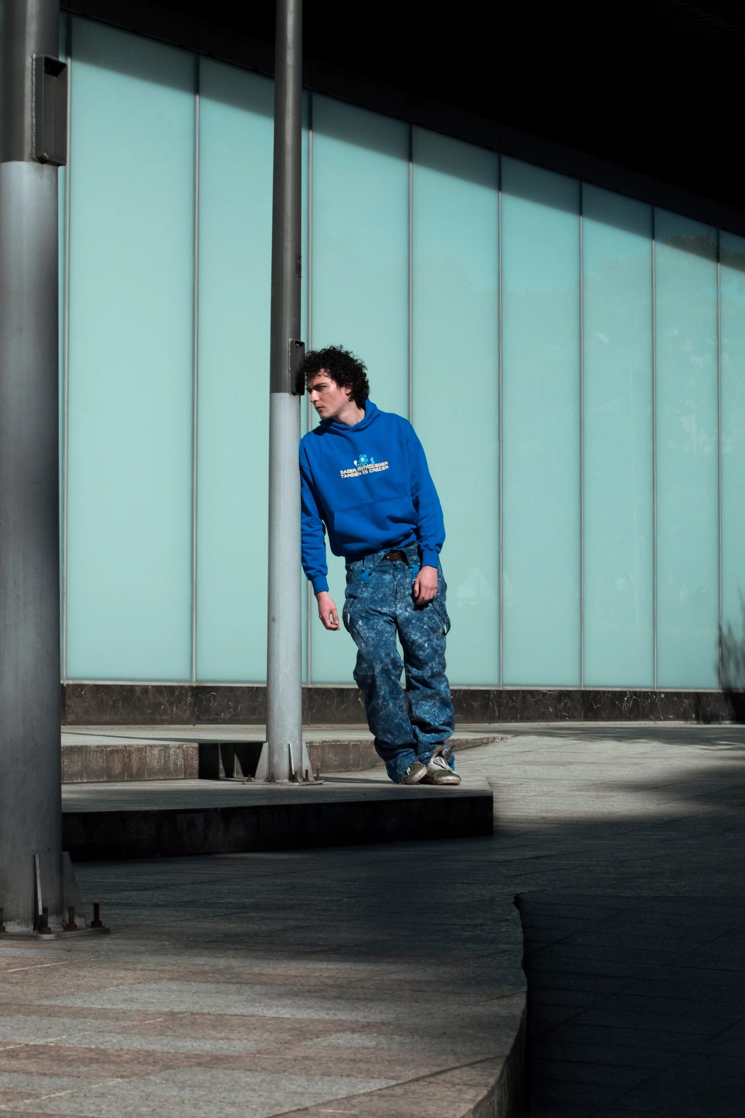 HOODIE POINT.ZERO AZUL - imagen 3