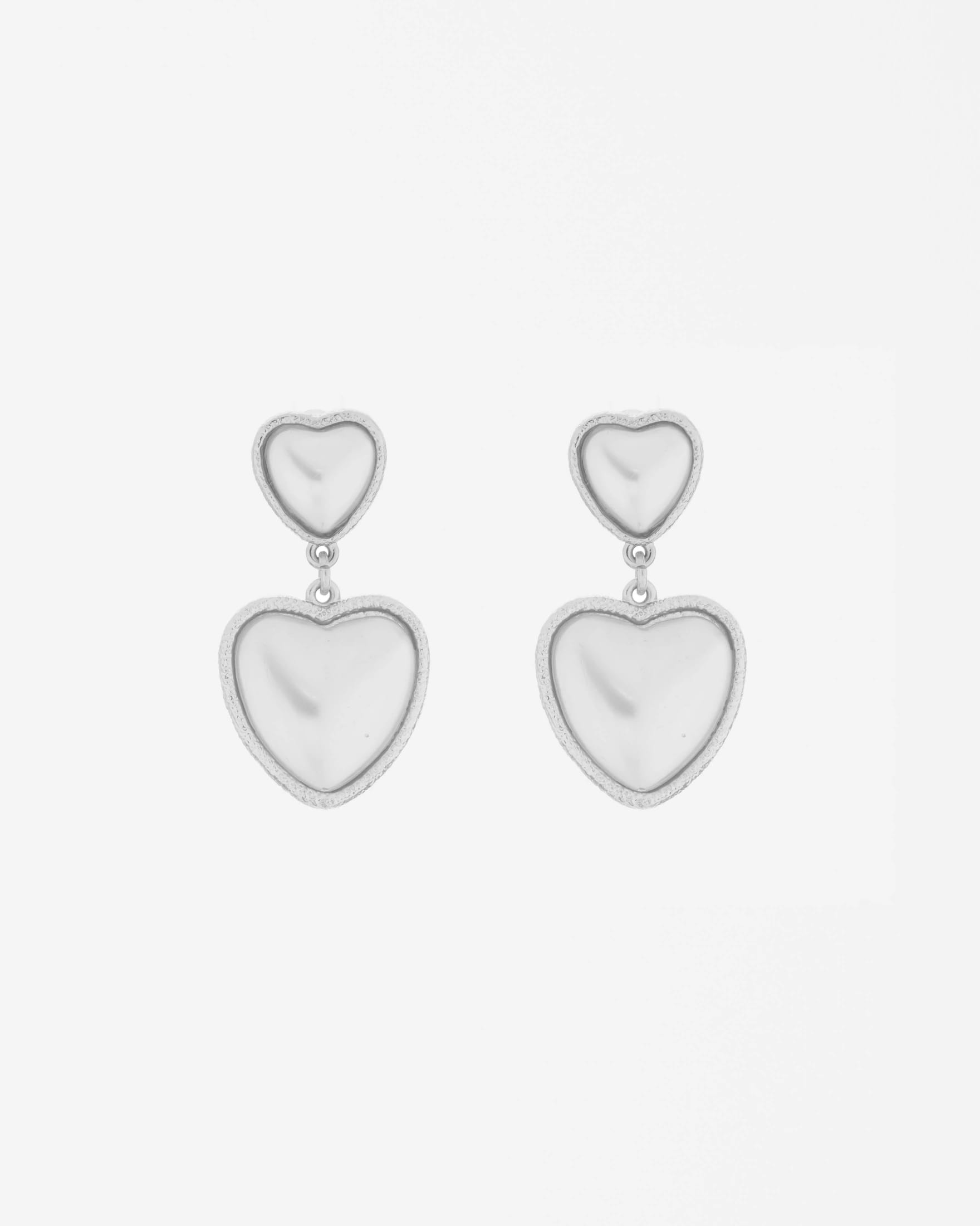 Aretes Corazón Perla - imagen 3