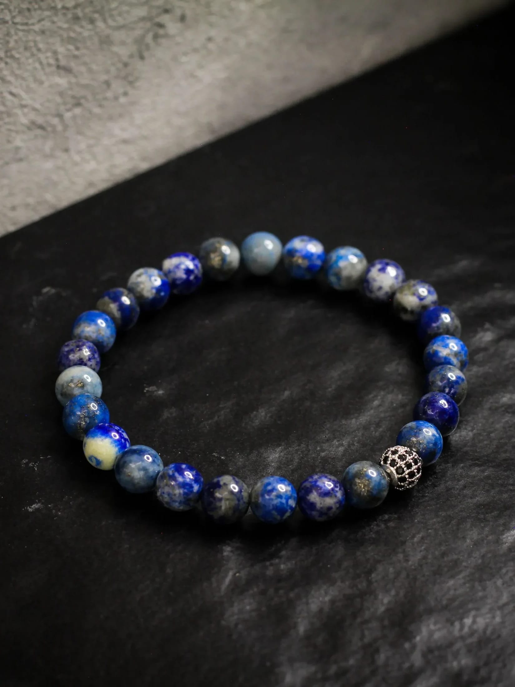 Brazalete Lapislazuli 6mm - imagen 3