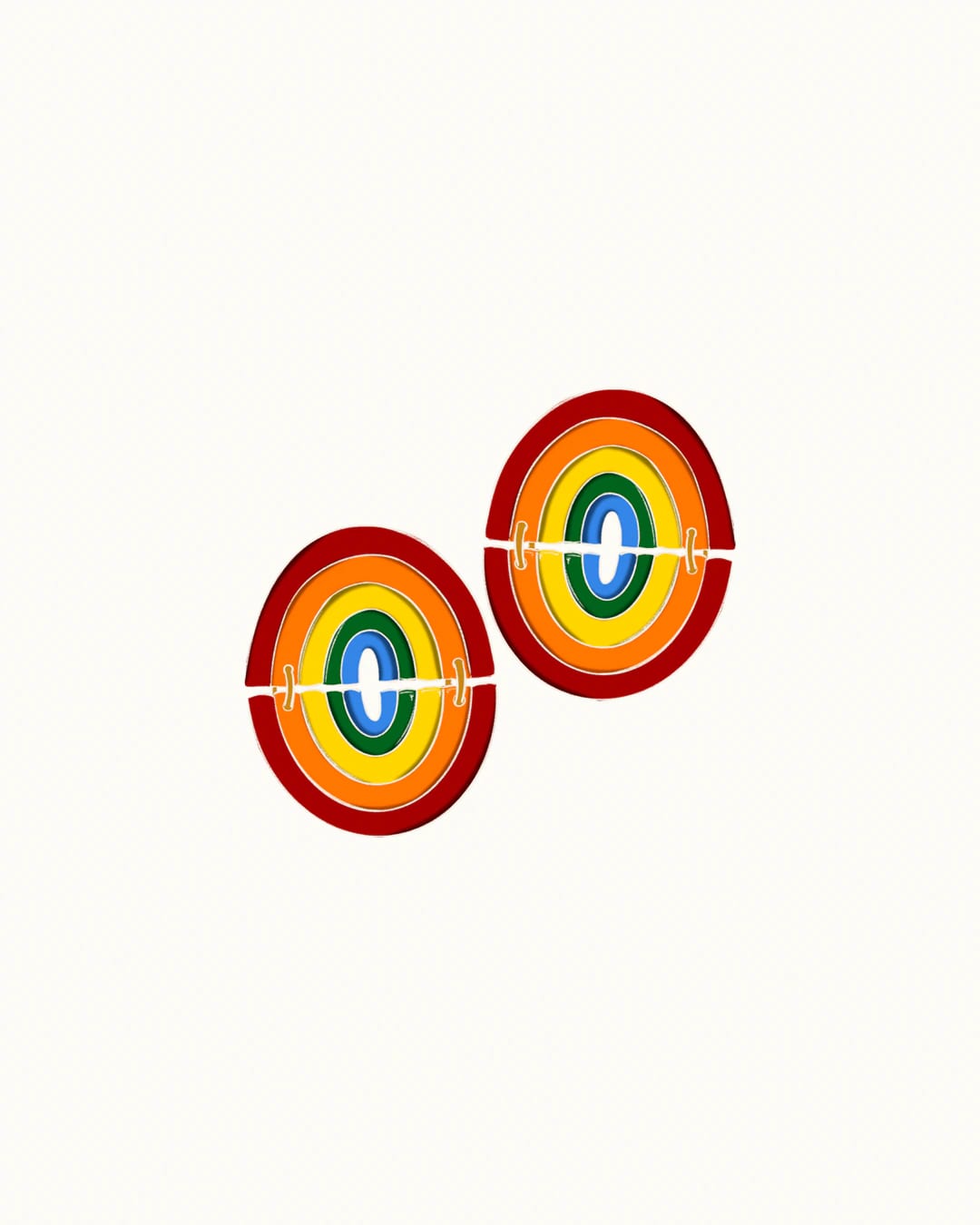 Rainbow Arc Earrings - imagen 1