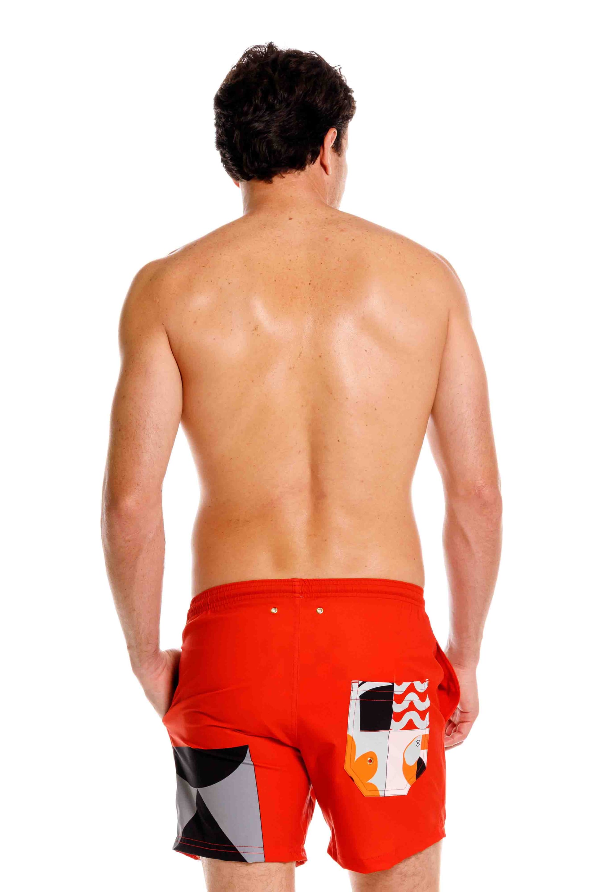 Pantaloneta Buy Art Naranja - imagen 2