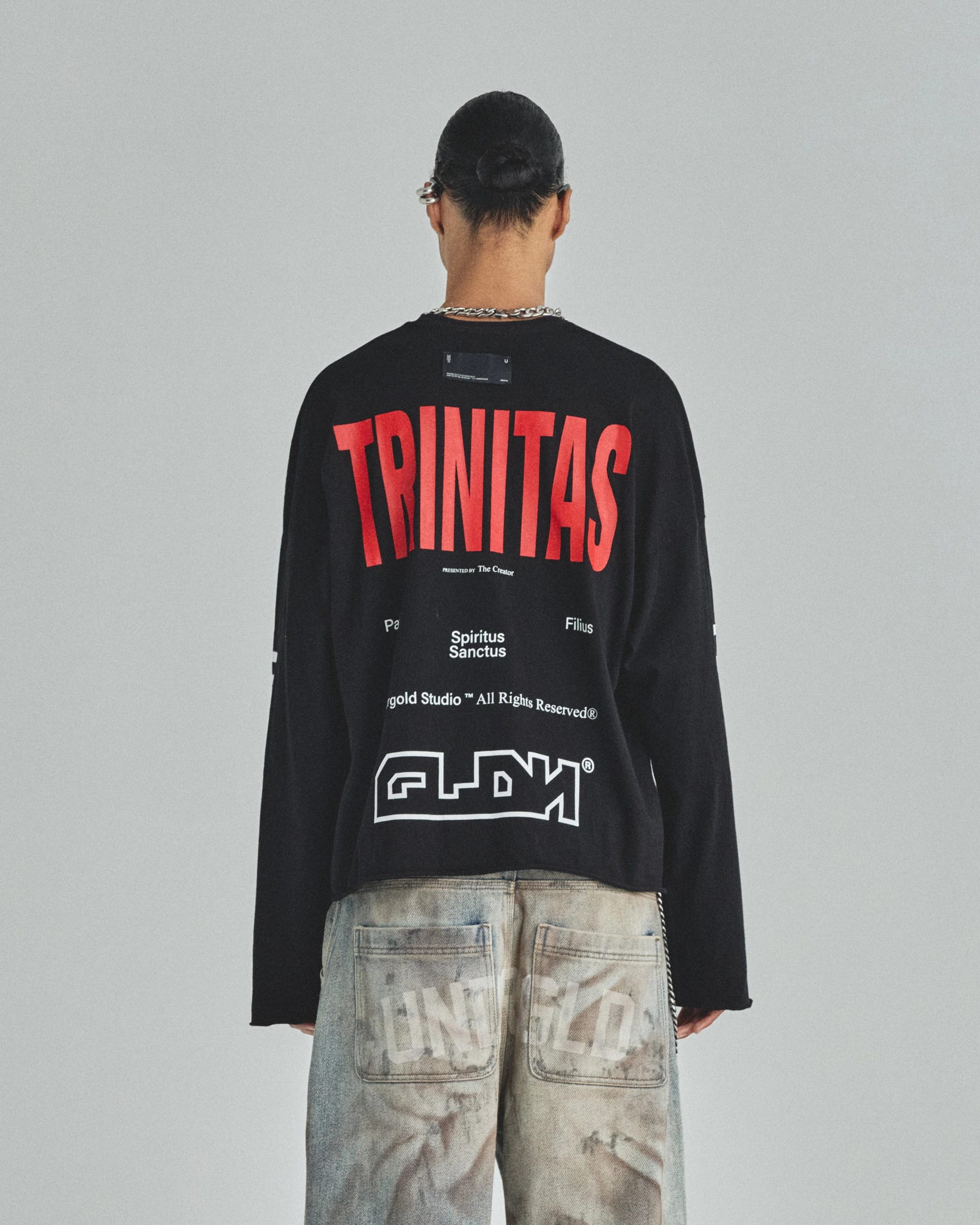 Spring Trinitas Long Sleeve Tshirt Black - imagen 7