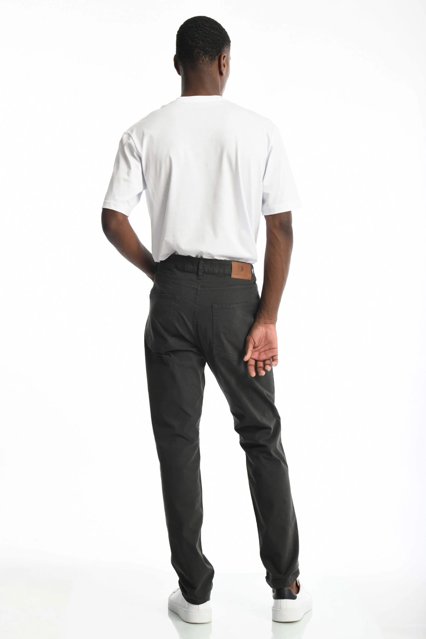 Pantalón Classic Dril 5 Bolsillos Gris Oscuro - imagen 3