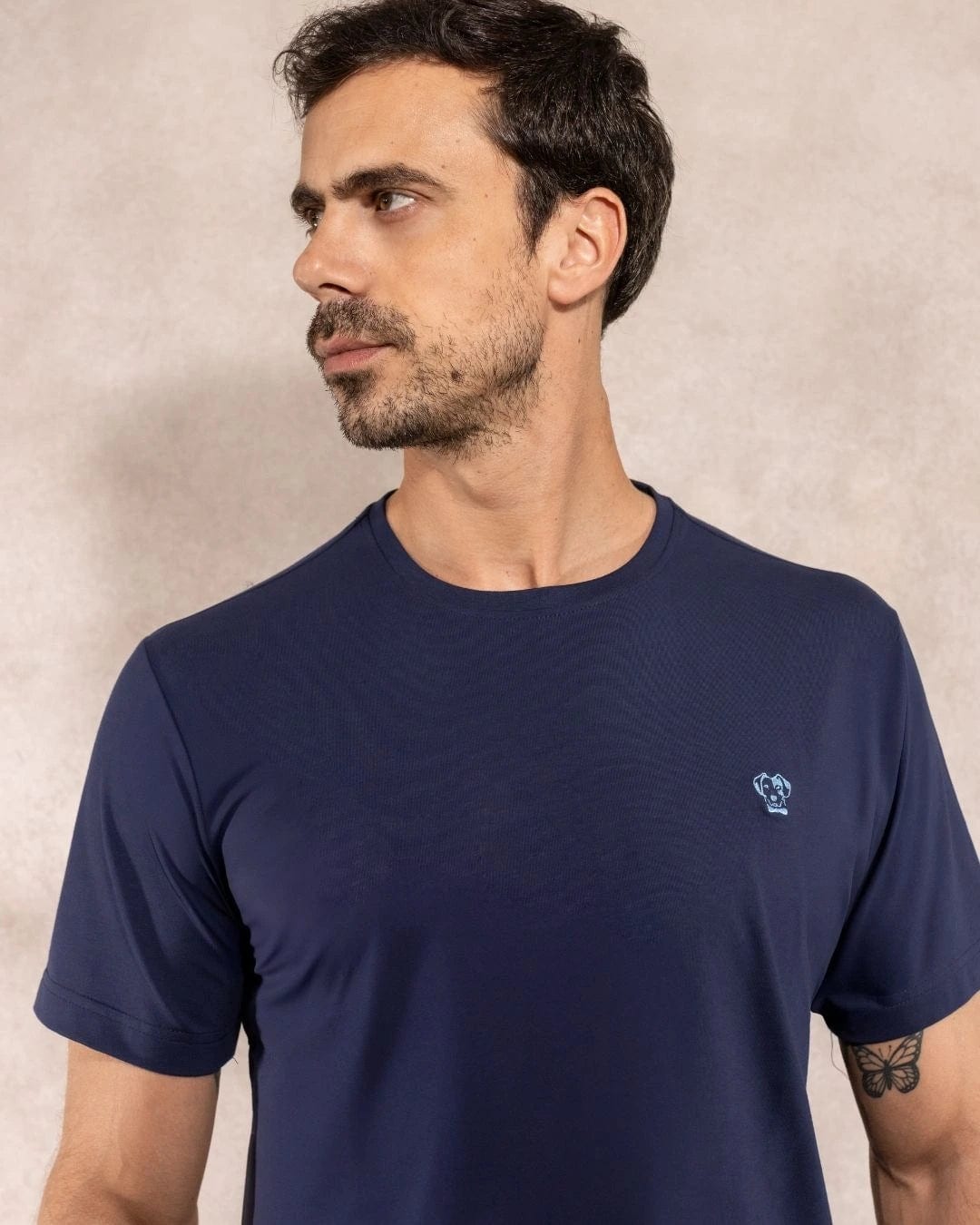 Camiseta Antimanchas Azul Navy - Talla Regular - imagen 2