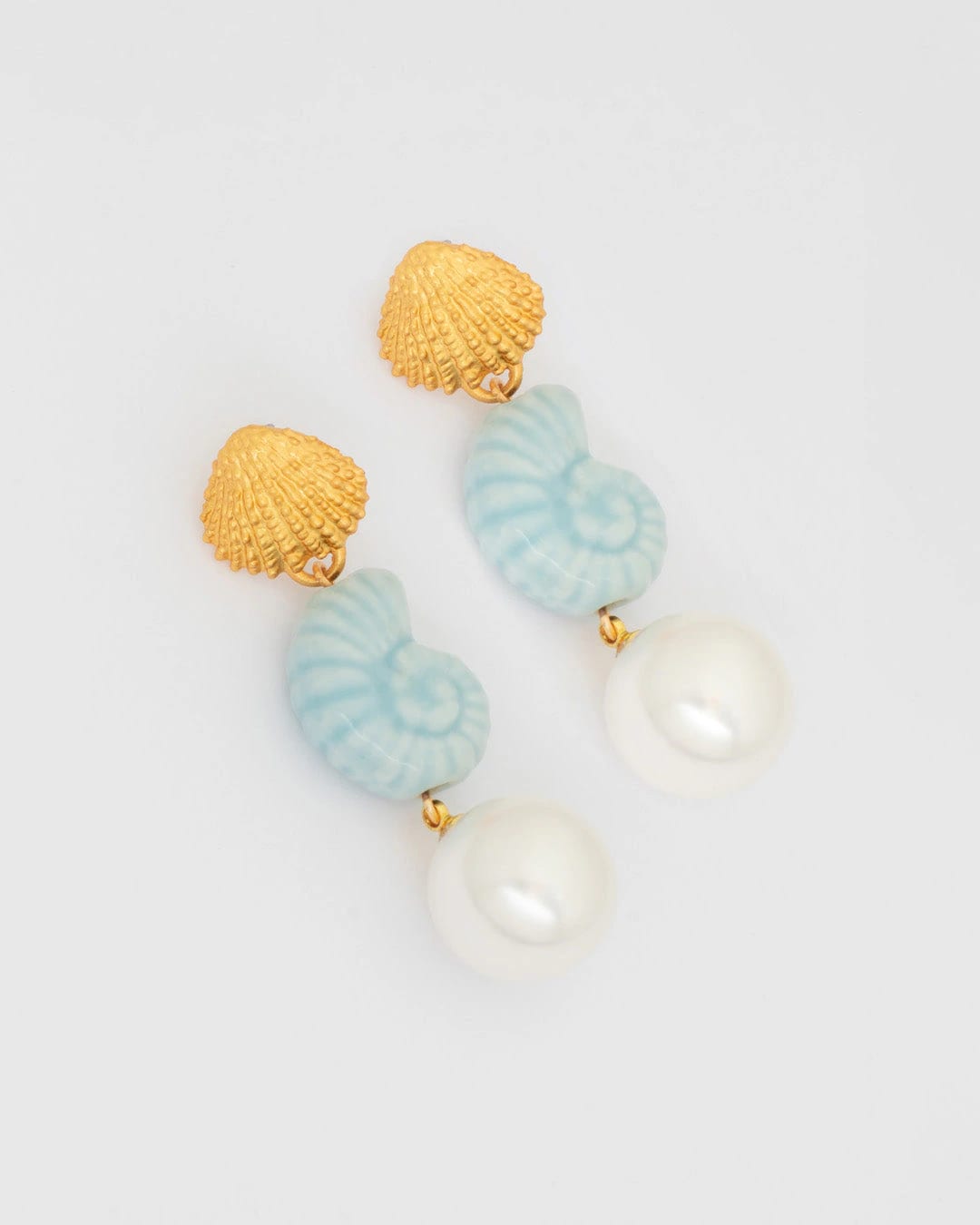 Aretes Caracol Perla - imagen 2