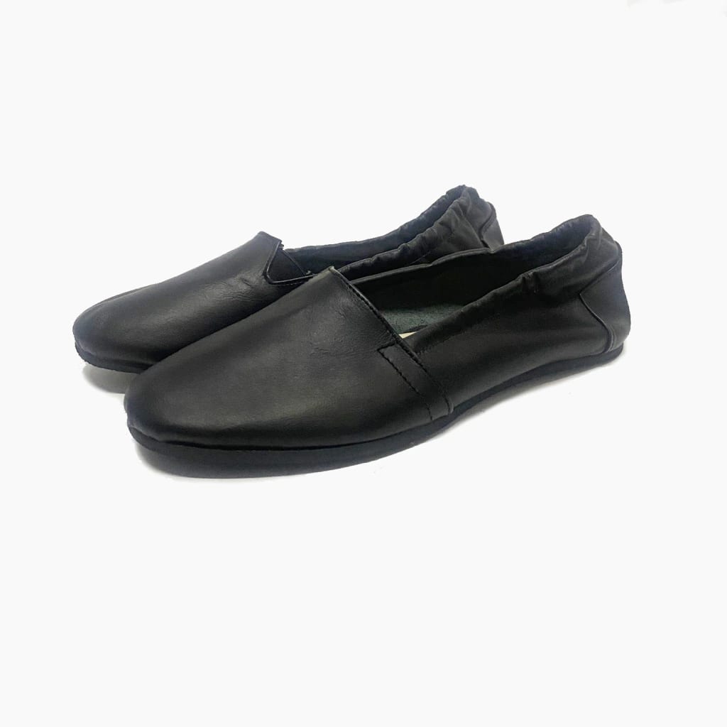 Zapatillas Para Hombre en cuero Negro Zoe - imagen 1