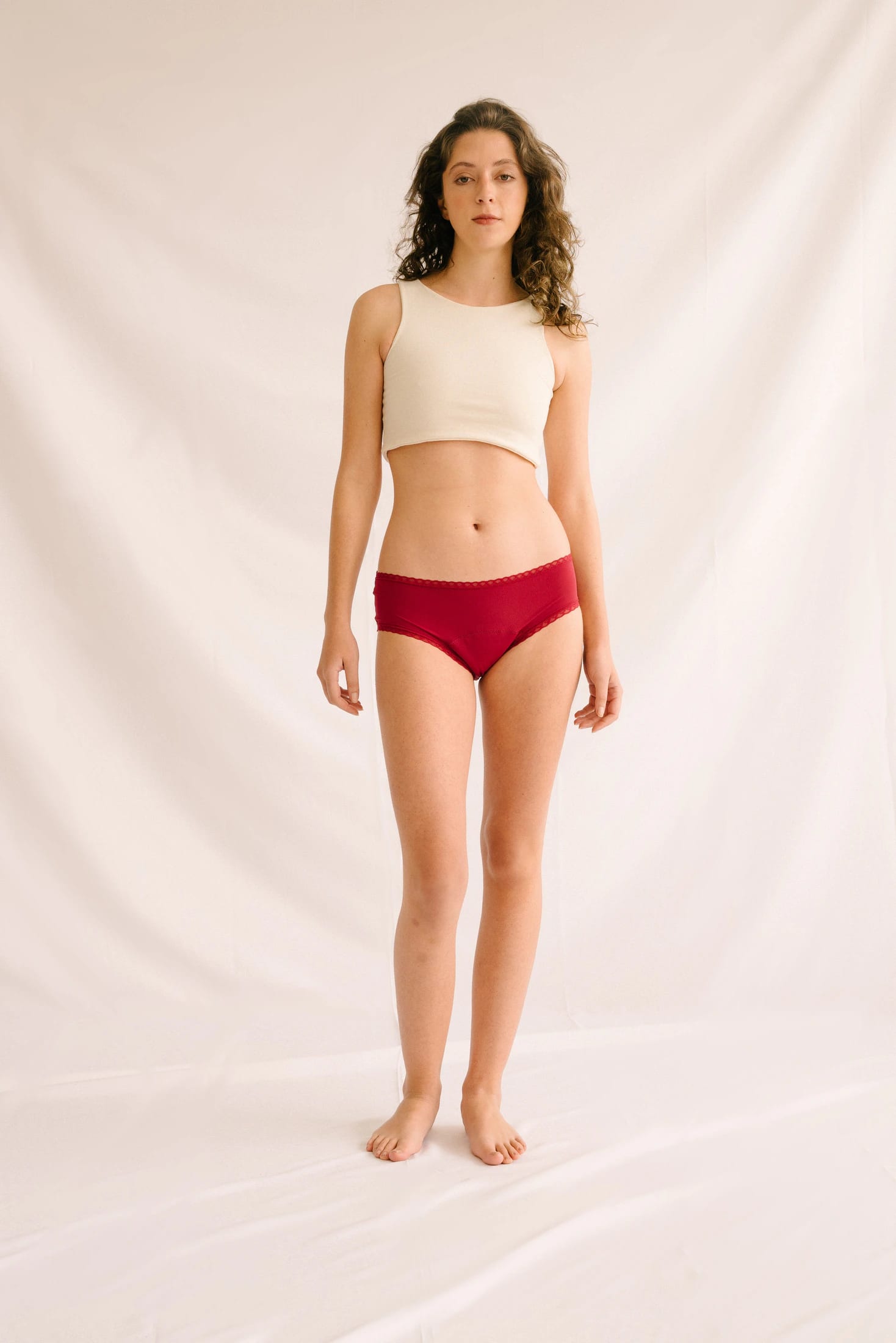 Calzones Menstruales  | Descaderado Rojo súper absorbente - imagen 1