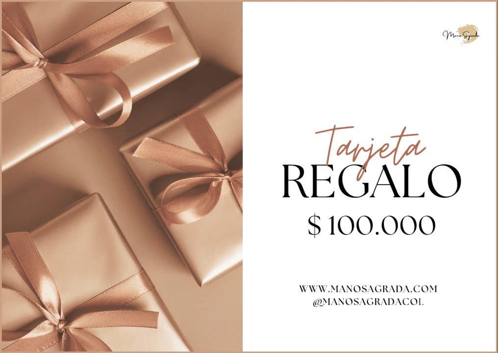 TARJETA DE REGALO MANO SAGRADA - imagen 2