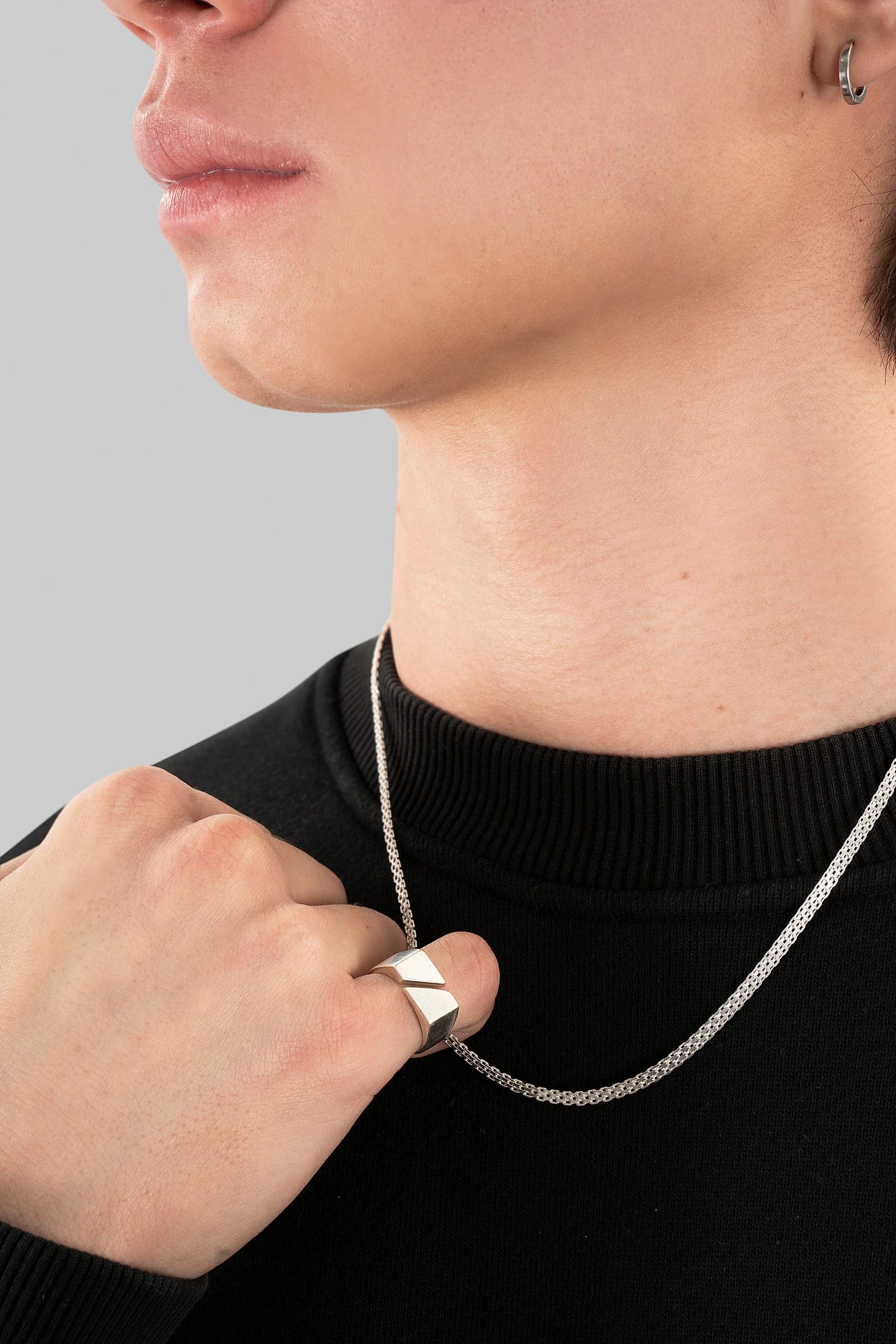 MAYA CHAIN | CADENA EN PLATA LEY 925 - imagen 2