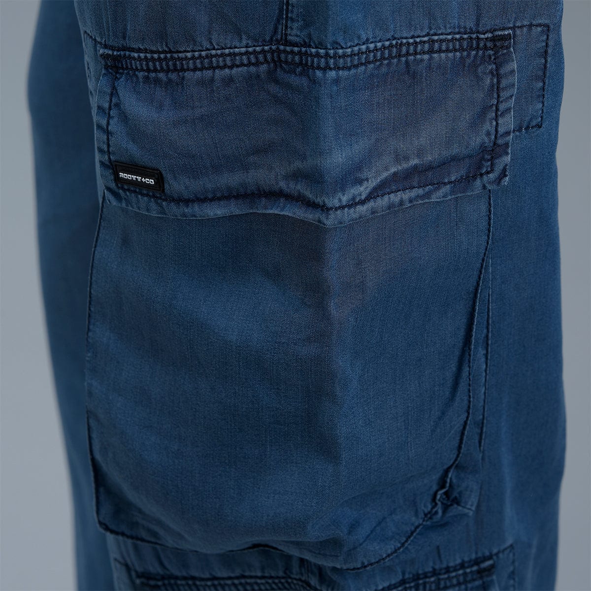 Jeans Cargo Azul Mujer - imagen 9