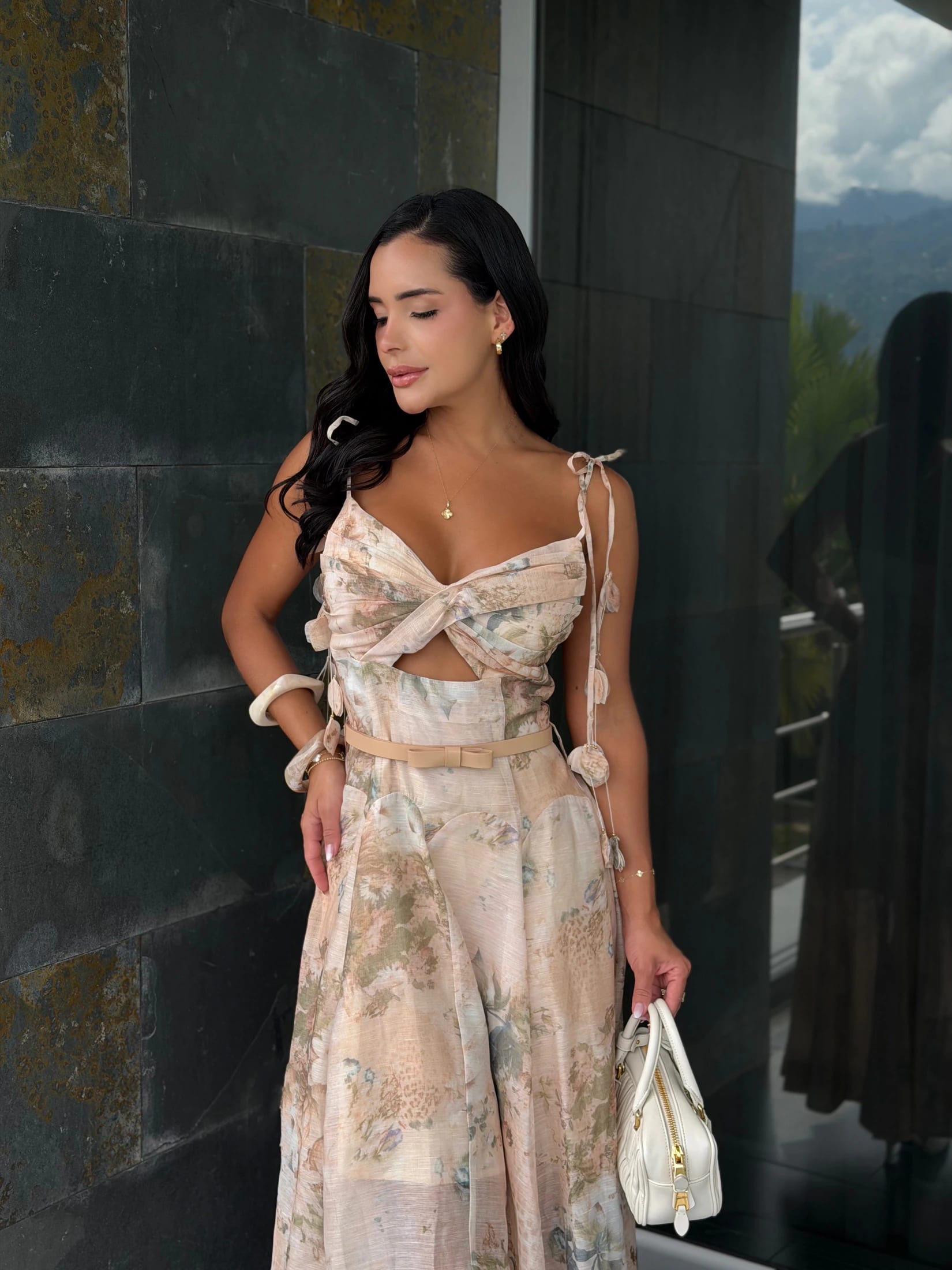VESTIDO ASTRID  BEIGE - imagen 2